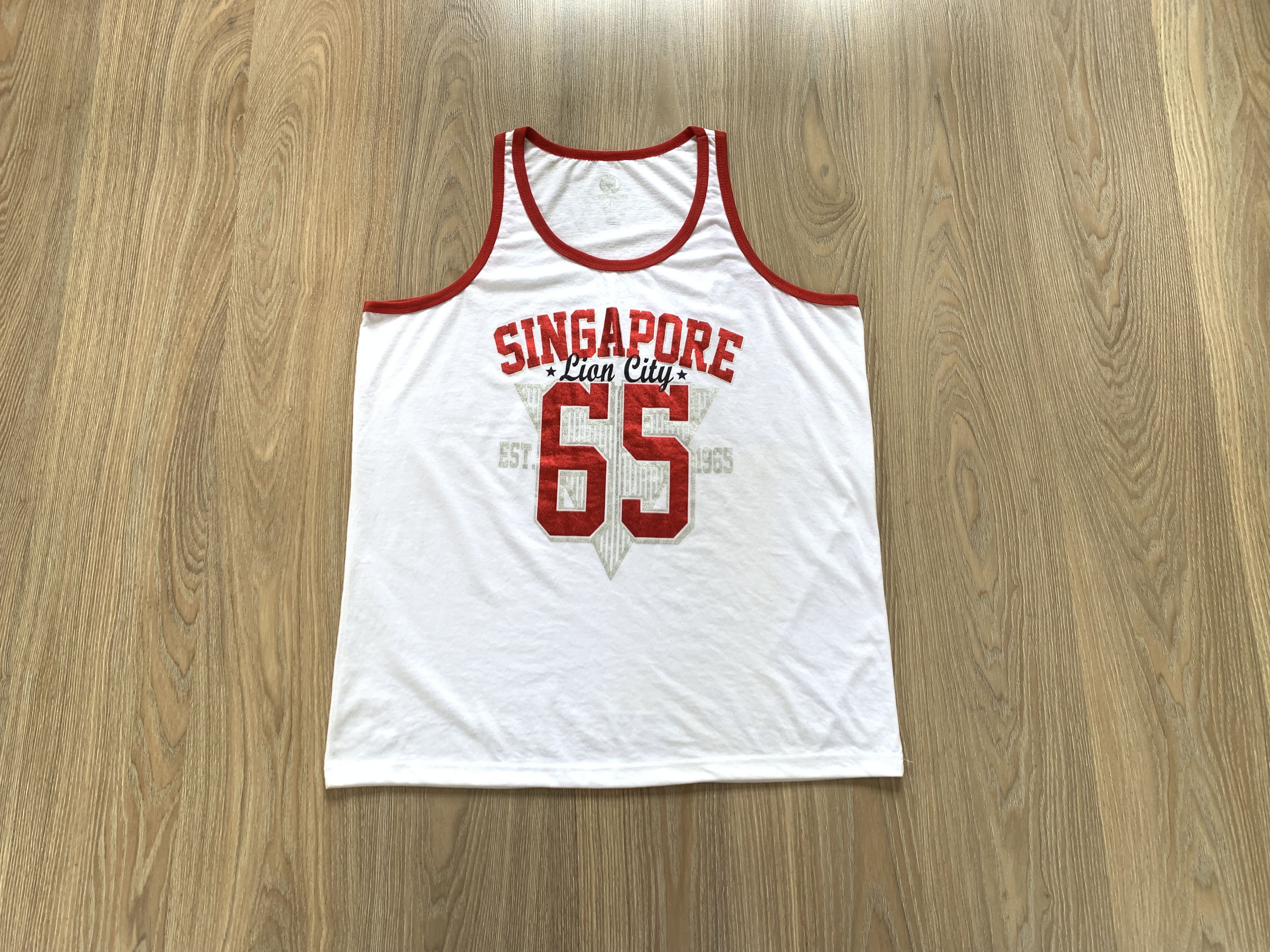 Guardian Angel Singapore Lions City Cotton Printed Sleevles Size US XL / EU 56 / 4 - 1 Thumbnail