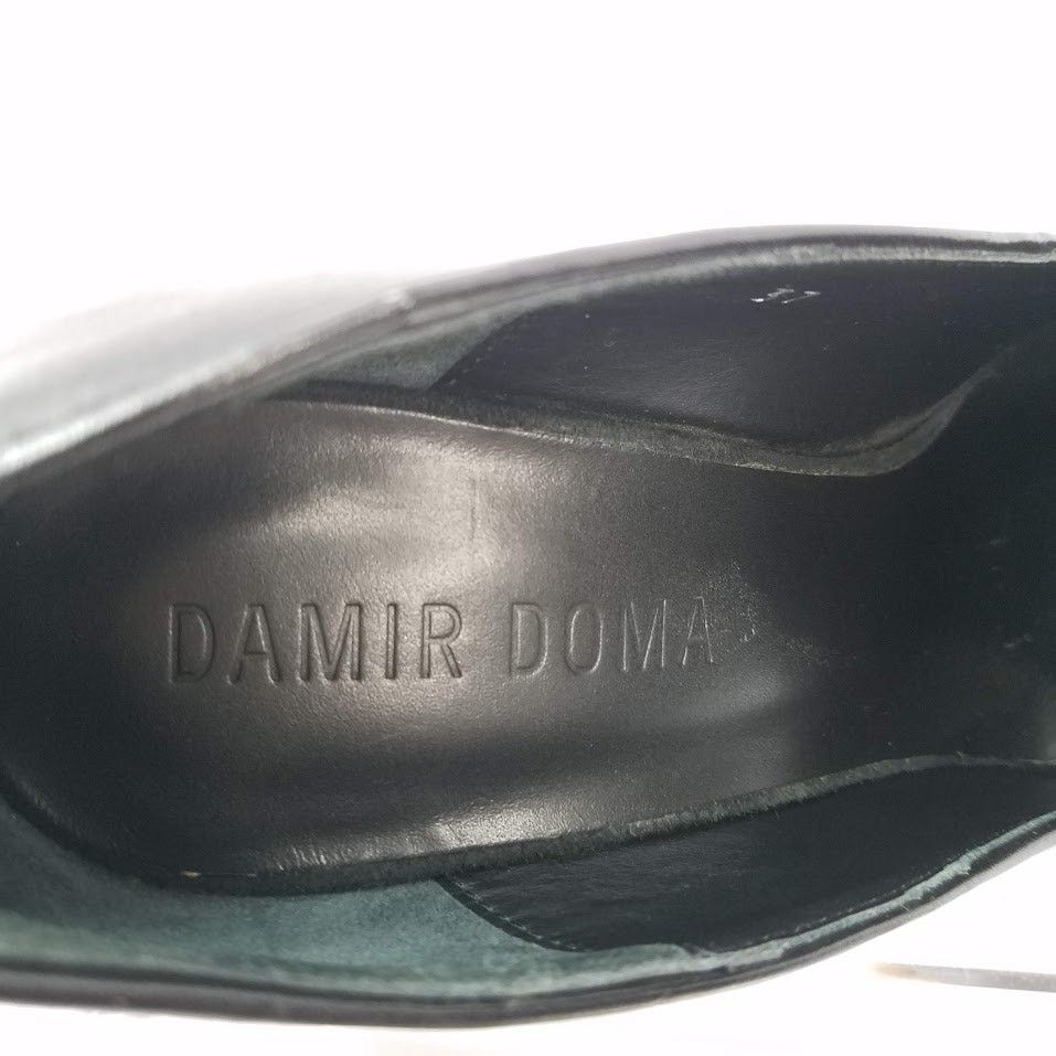 Damir Doma Womens Made in Italy Black Leather Pumps Shoes Size 37 Size US 7 / IT 37 - 8 Thumbnail