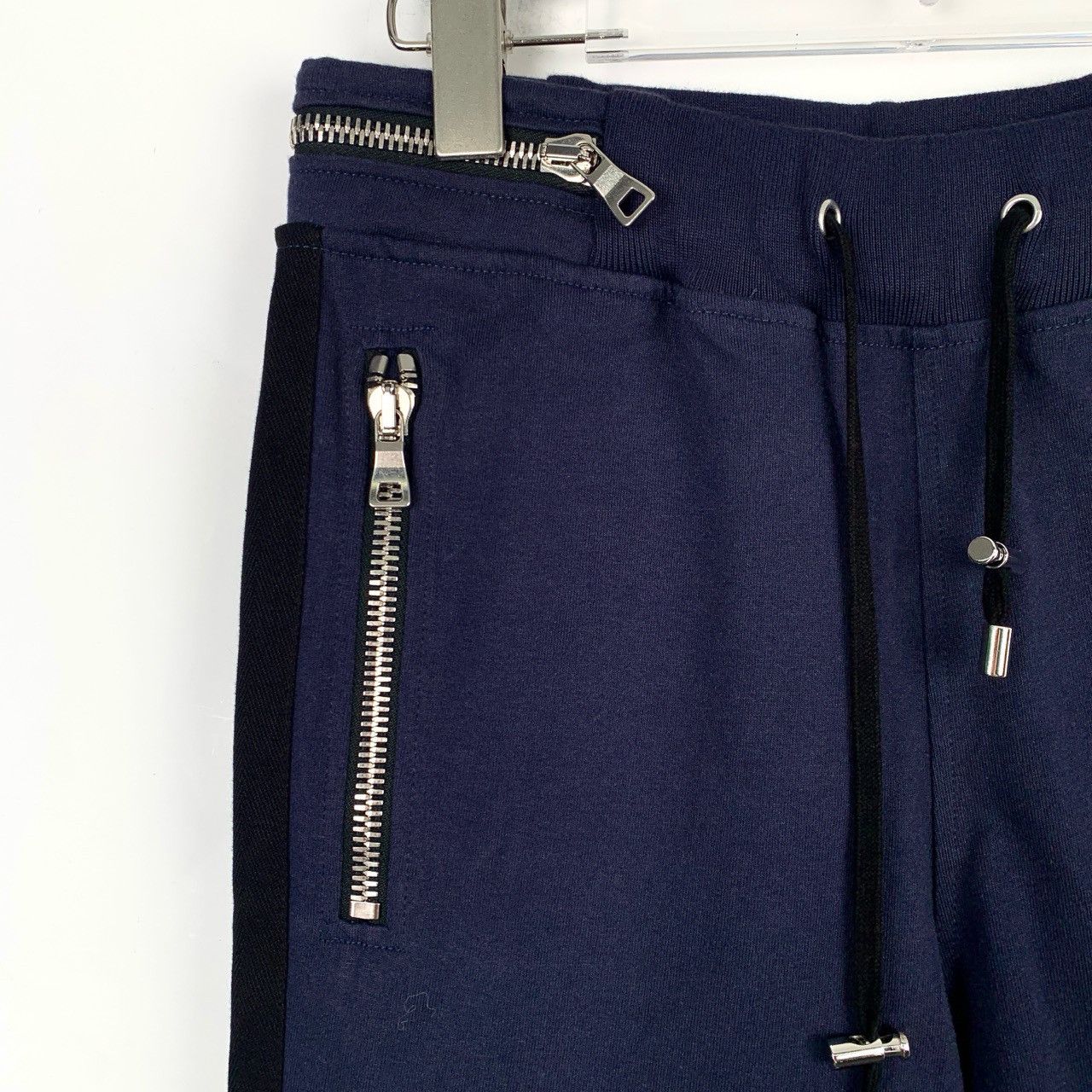 Balmain Balmain Zip-Detail Cotton Casual Joggers (Size S) Size 36" / US 14 / IT 50 - 5 Thumbnail
