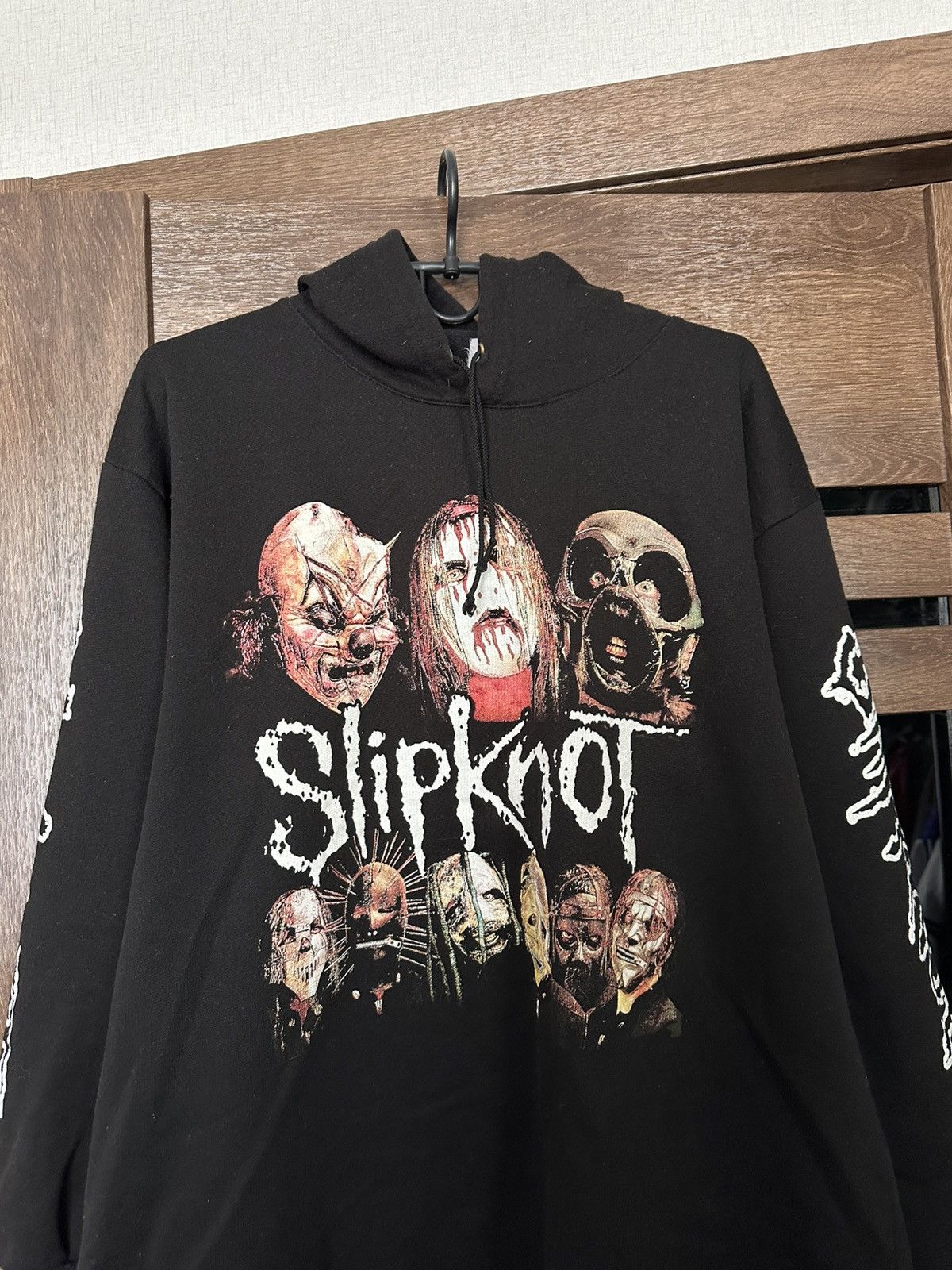 Slipknot Slipknot Band Rock Hoodie Pullover Vintage 90s Size US L / EU 52-54 / 3 - 3 Thumbnail