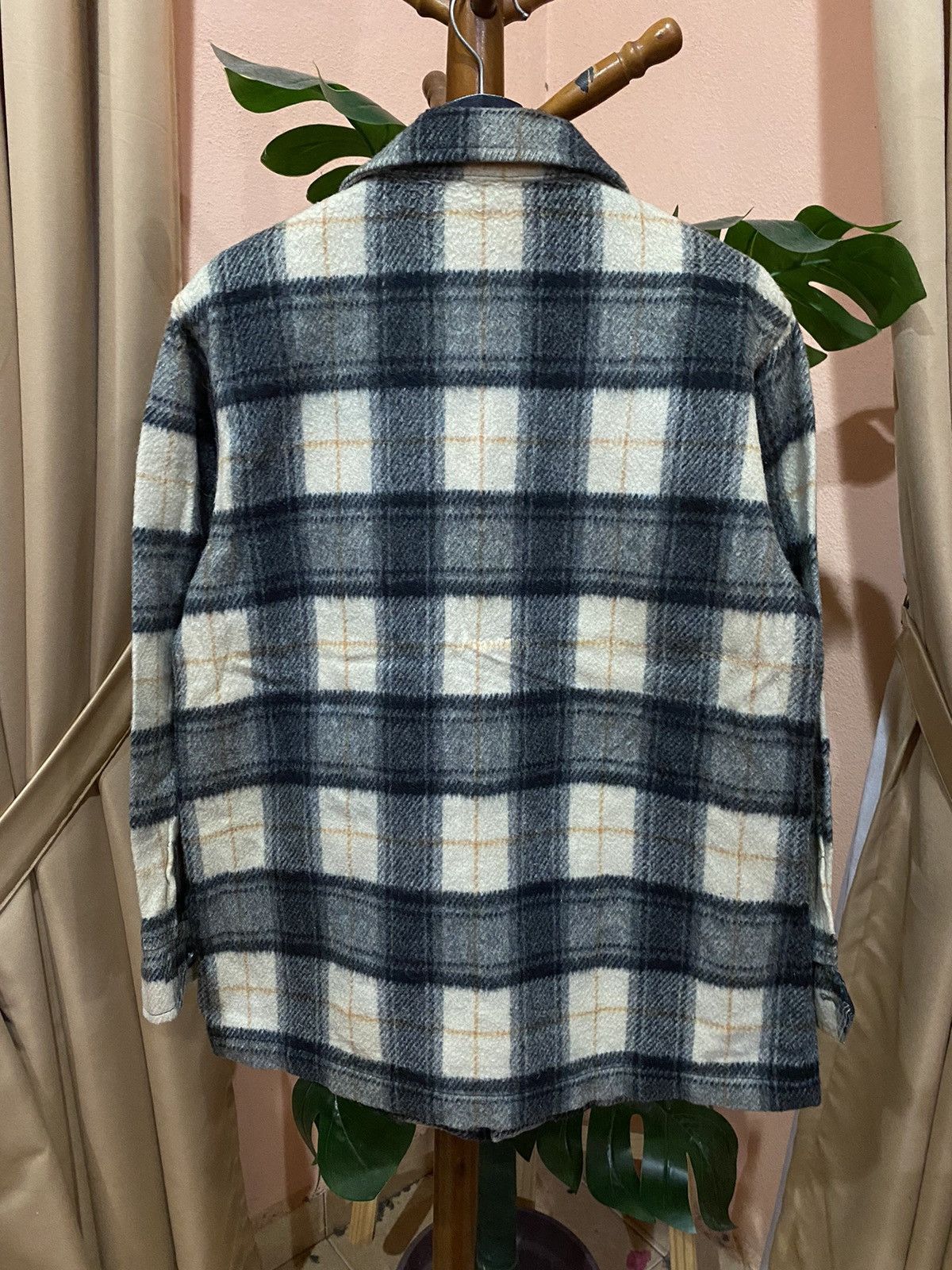 Vintage Vintage A34 Plaid Wool Shirt Jacket - Heavyweight Workwear Size US S / EU 44-46 / 1 - 7 Thumbnail