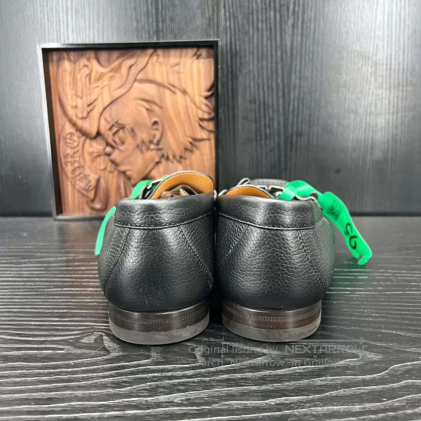 Louis Vuitton Black Leather Slip. Size US 10.5 / EU 43-44 - 5 Thumbnail