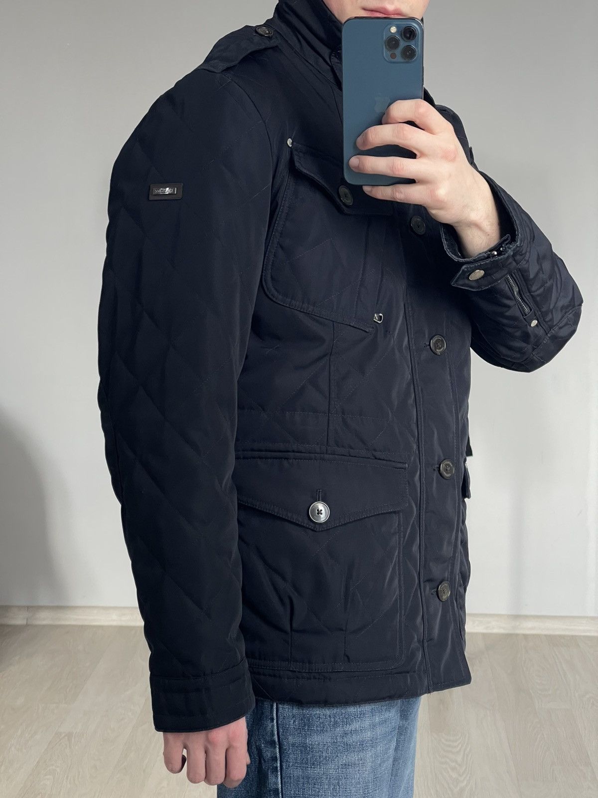 Hackett AW2015 Hackett London Technical Fabrics Quilted Jacket Size US M / EU 48-50 / 2 - 7 Thumbnail