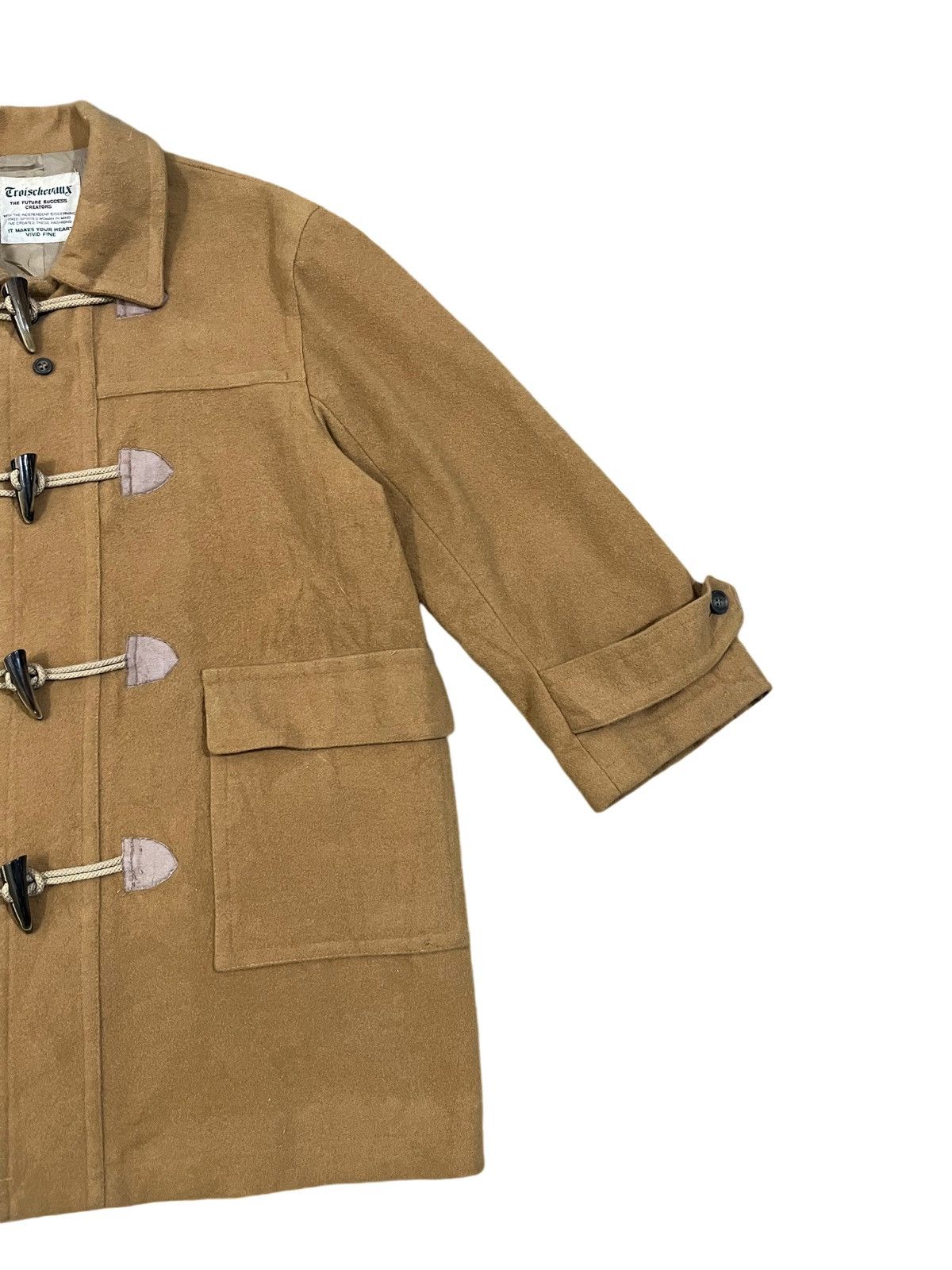 For Those Who Sin Vintage Troischevaux Tan Suede Duffle Cost Size M / US 6-8 / IT 42-44 - 3 Thumbnail