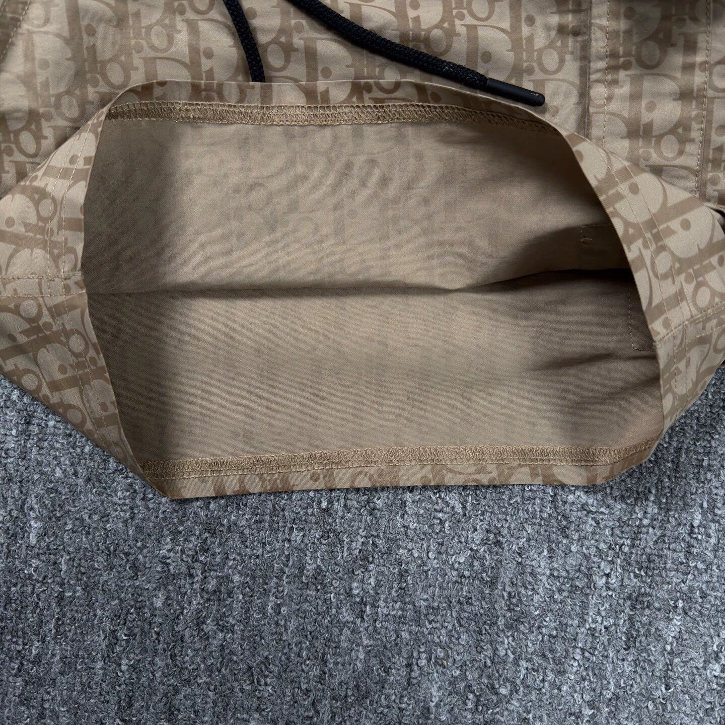 Dior Dior Brown Allover Drawstring Short XL Near New Size 32" / US 10 / IT 46 - 7 Thumbnail