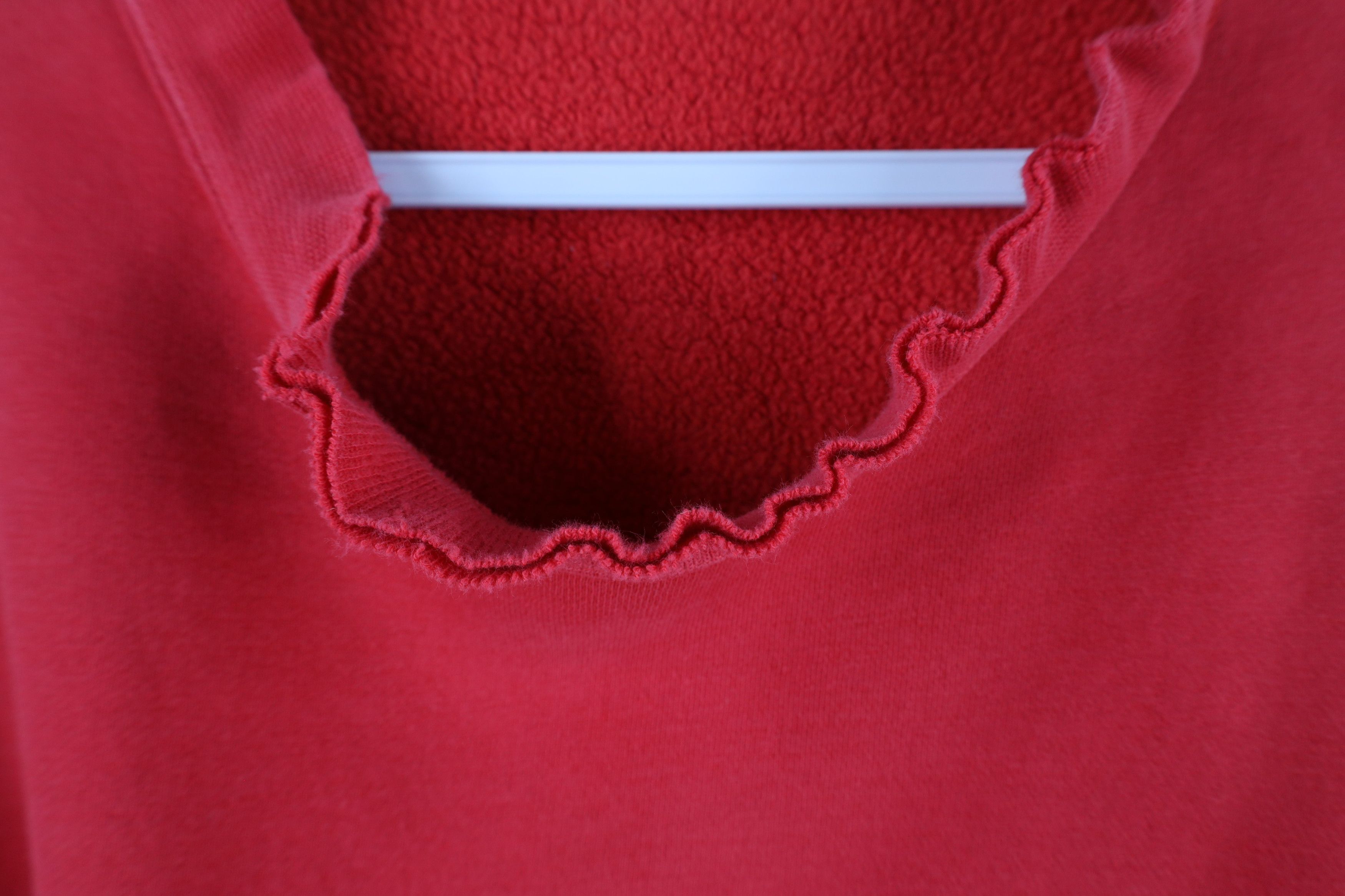 Vintage Vintage 90s Ohio State University Football Sweatshirt Red Size US L / EU 52-54 / 3 - 4 Thumbnail