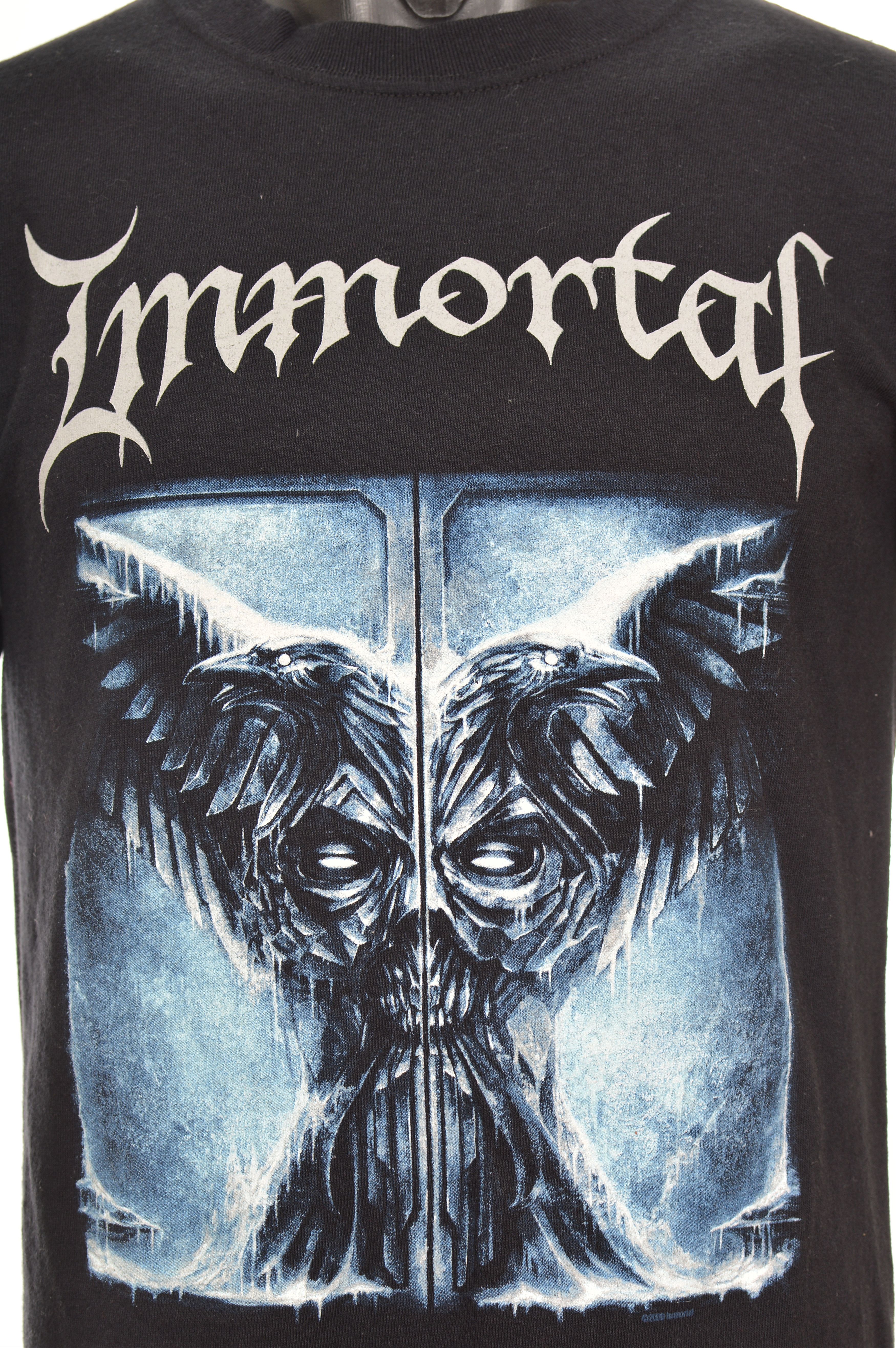 Vintage Anvil Immortal The Rise of Darkness Lyrics Vintage T-Shirt Size US S / EU 44-46 / 1 - 2 Thumbnail