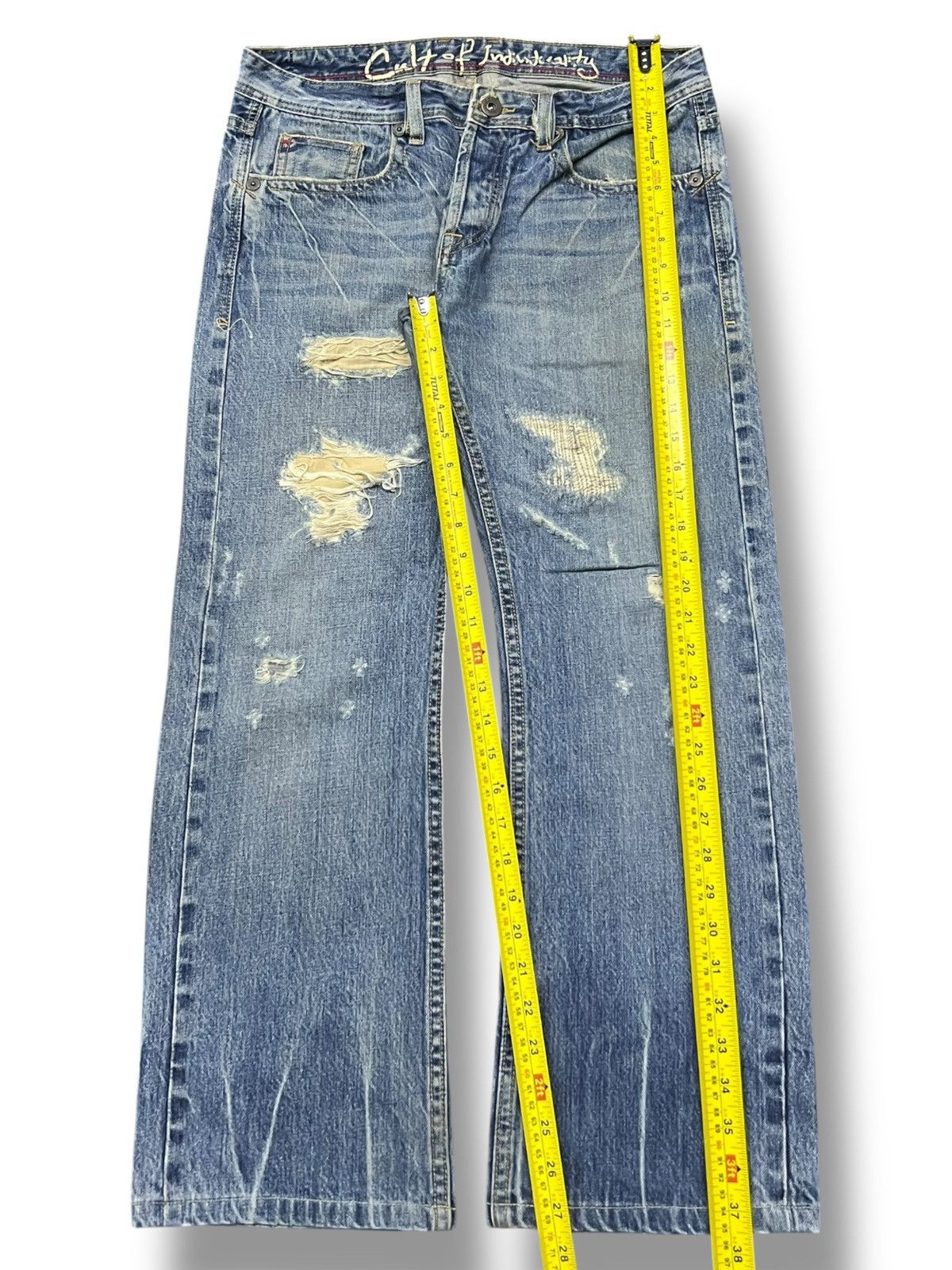Cult Of Individuality Baggy Vintage Cult Of Individuality Selvedge Denim Size US 35 - 15 Thumbnail
