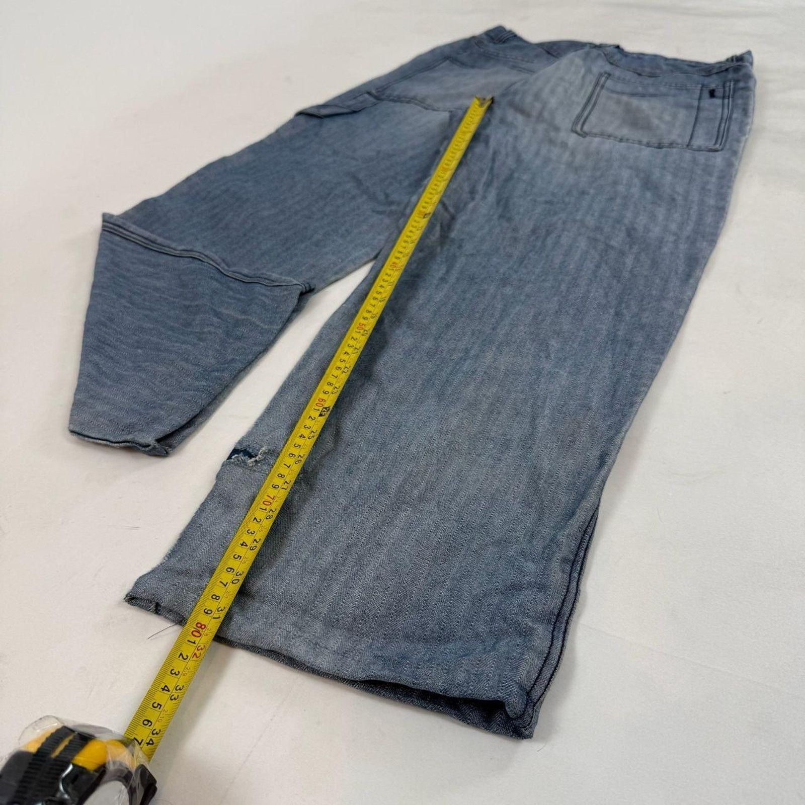 Ecko Unltd. × JNCO × Vintage Vintage y2k archive faded stonewash skater rare baggy jeans Size US 34 / EU 50 - 3 Thumbnail
