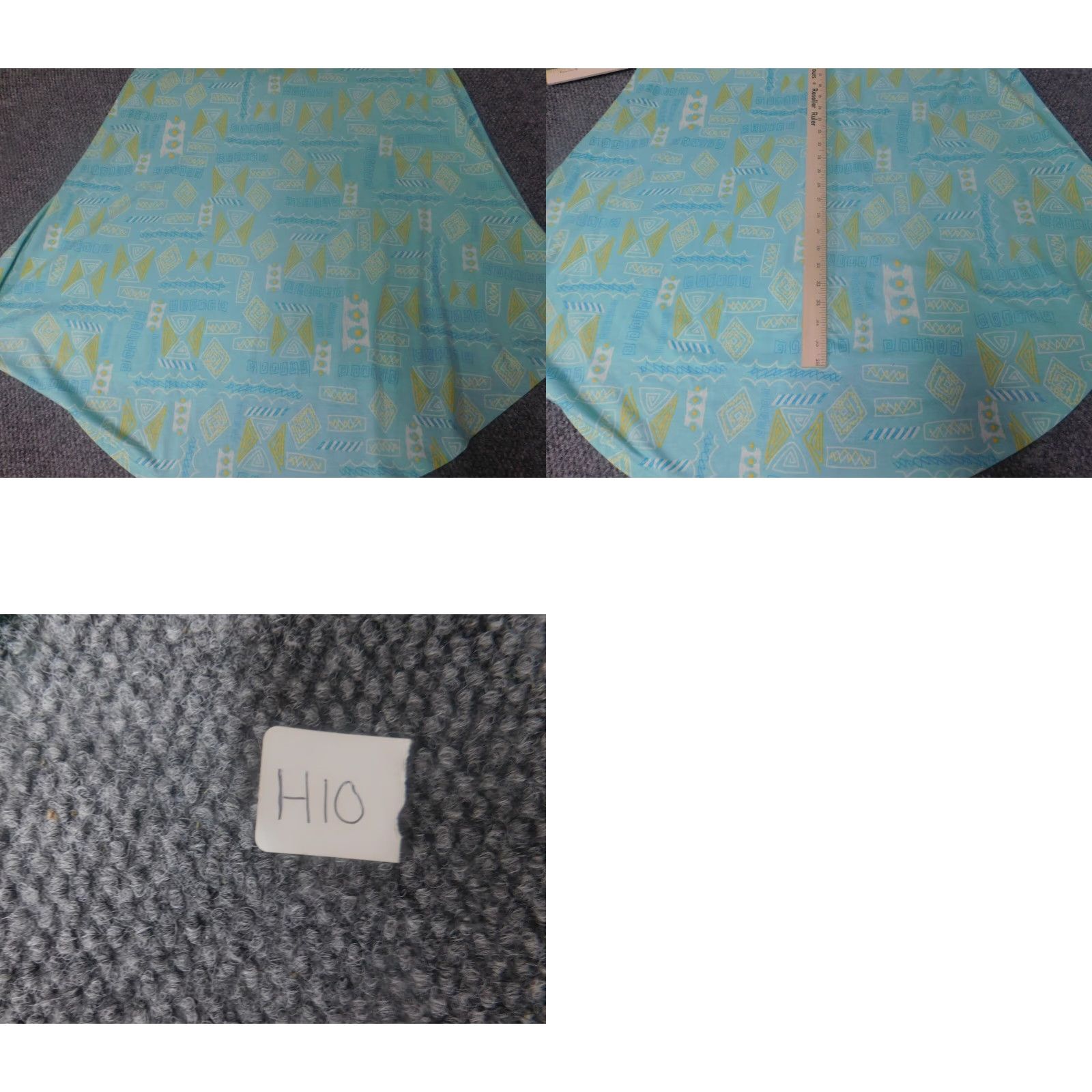 Vintage LulaRoe Gown Women Nightgown M Blue Zip A-line 90s Knit Geometric Short Sleeve Modern Size ONE SIZE - 8 Thumbnail