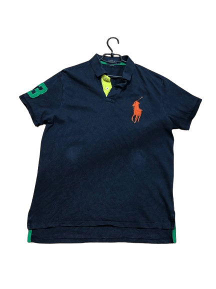 Polo Ralph Lauren Vintage Polo Ralph Lauren Custom Fit Polo Size L Size US L / EU 52-54 / 3 - 1 Thumbnail