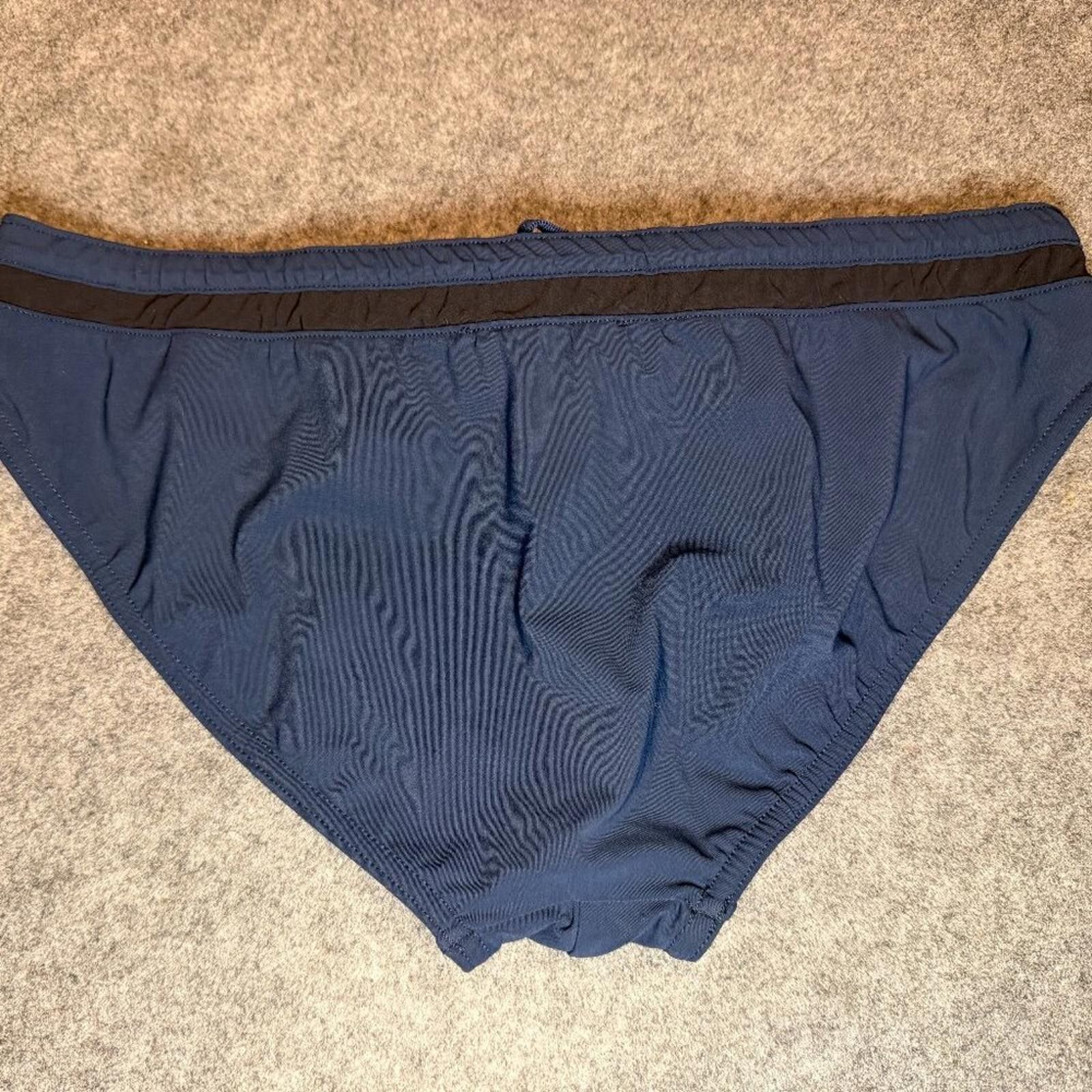 Roberto Cavalli Roberto Cavalli Men’s Swim Brief Navy – Size X-Small (9/10) Size US 28 / EU 44 - 6 Thumbnail