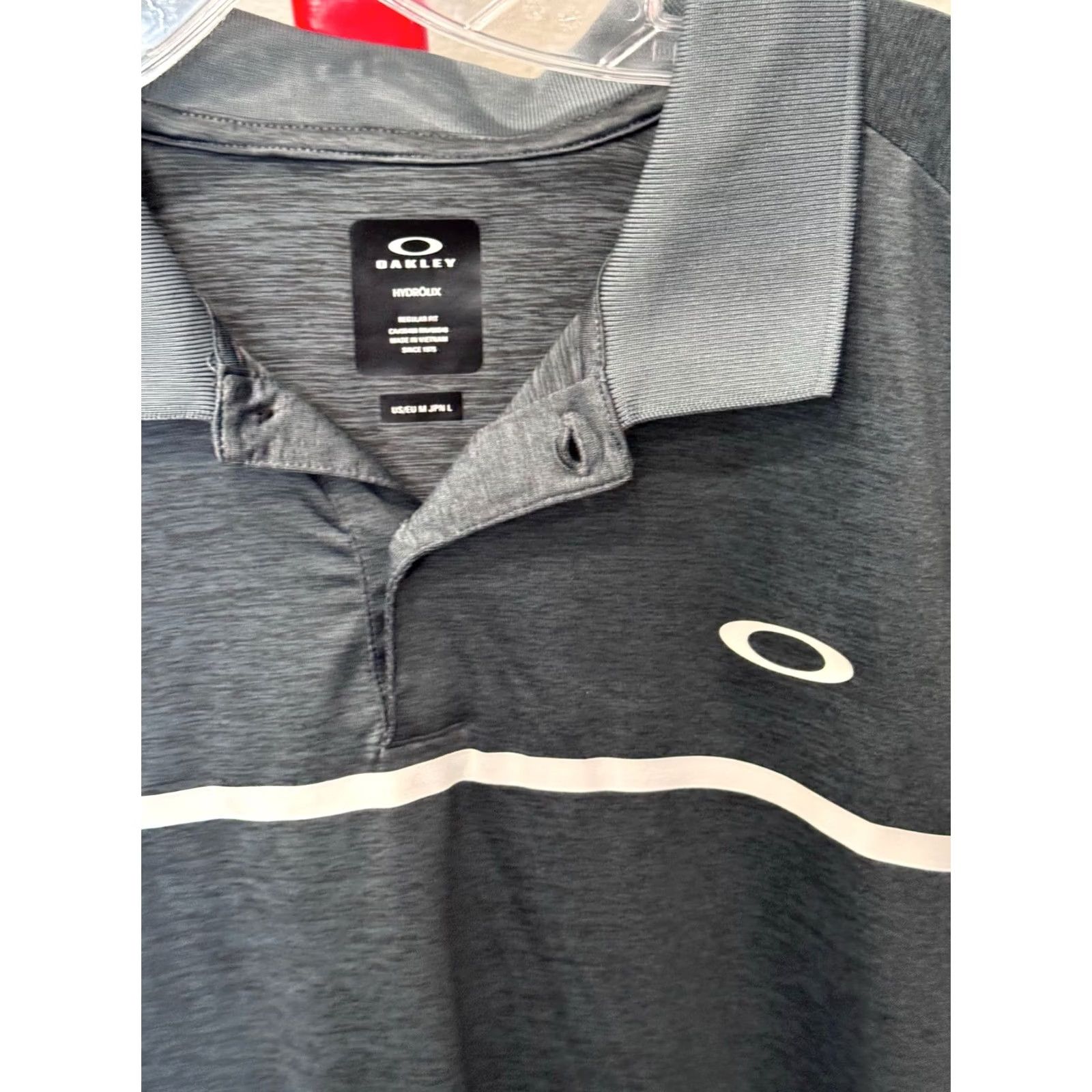 Oakley Oakley Long Sleeve Hydro Lux POLO SHIRT Medium M Mens Size US M / EU 48-50 / 2 - 7 Thumbnail