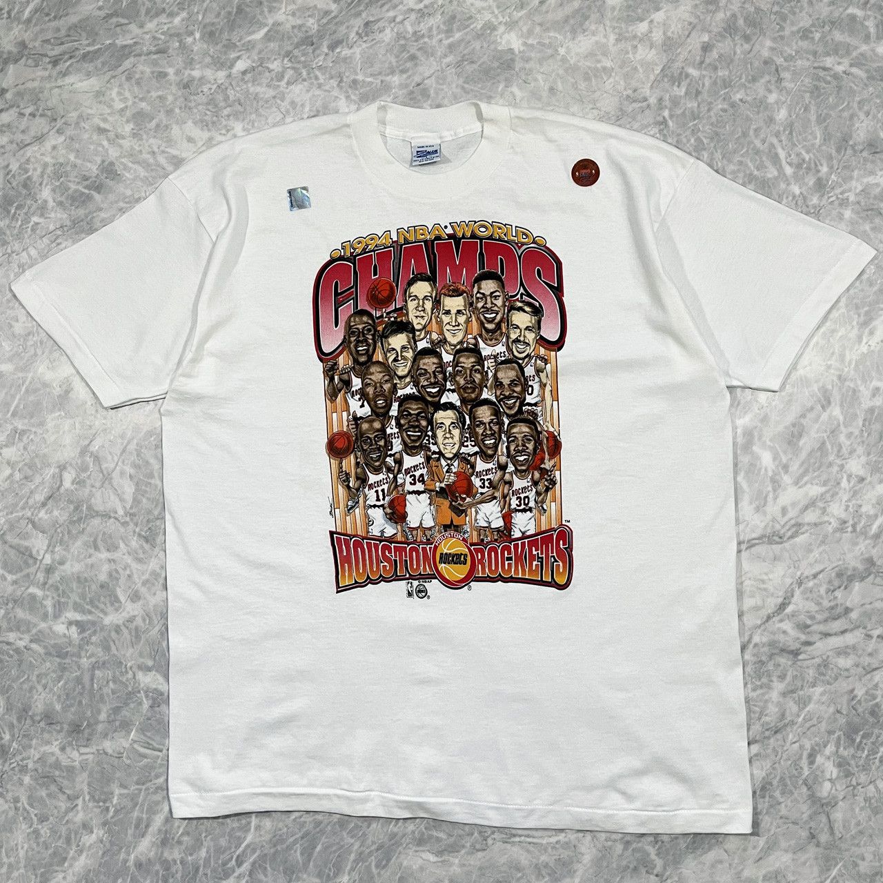 NBA × Salem Sportswear × Vintage VTG 90s NBA HOUSTON ROCKETS 1994  