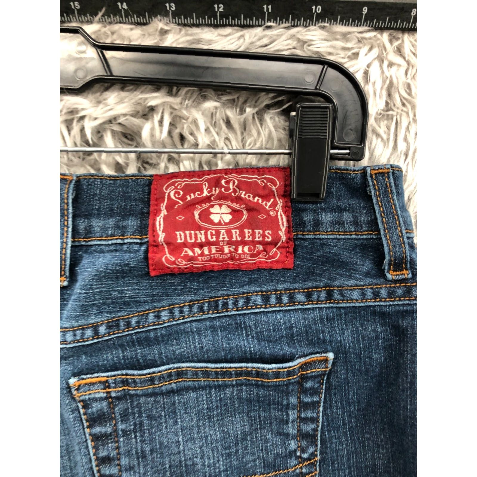Lucky Brand Lucky Brand Jeans Classic Fit Dungarees Size 30 Womens Blue Medium Wash Denim 5-Pocket Classic Straight Size 30" / US 8 / IT 44 - 6 Thumbnail