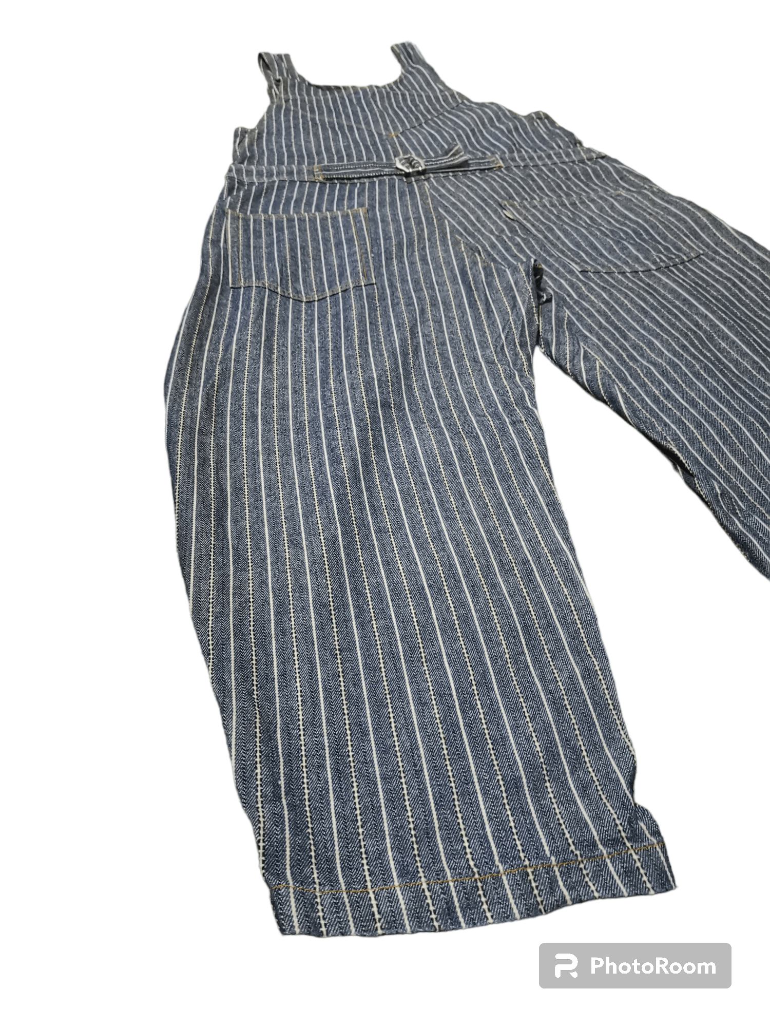 Issey Miyake × Japanese Brand × Ne-Net 💥Rare💥 Vtg Ne-net Issey Miyake Hickory Overall Suspender Size 34" / US 12 / IT 48 - 6 Thumbnail