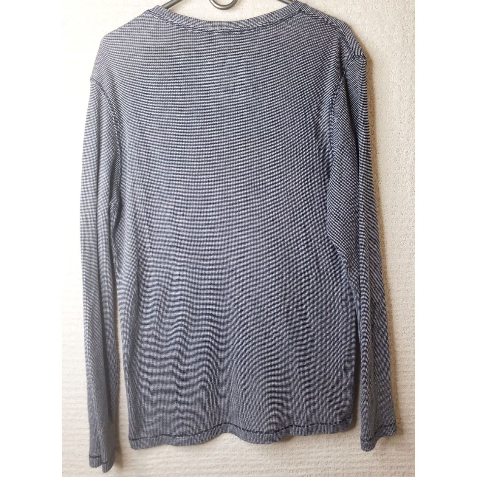 Vintage The Rail Henley Shirt Men's M Blue Long Sleeve Waffle Knit Lightweight Soft Size US M / EU 48-50 / 2 - 4 Thumbnail