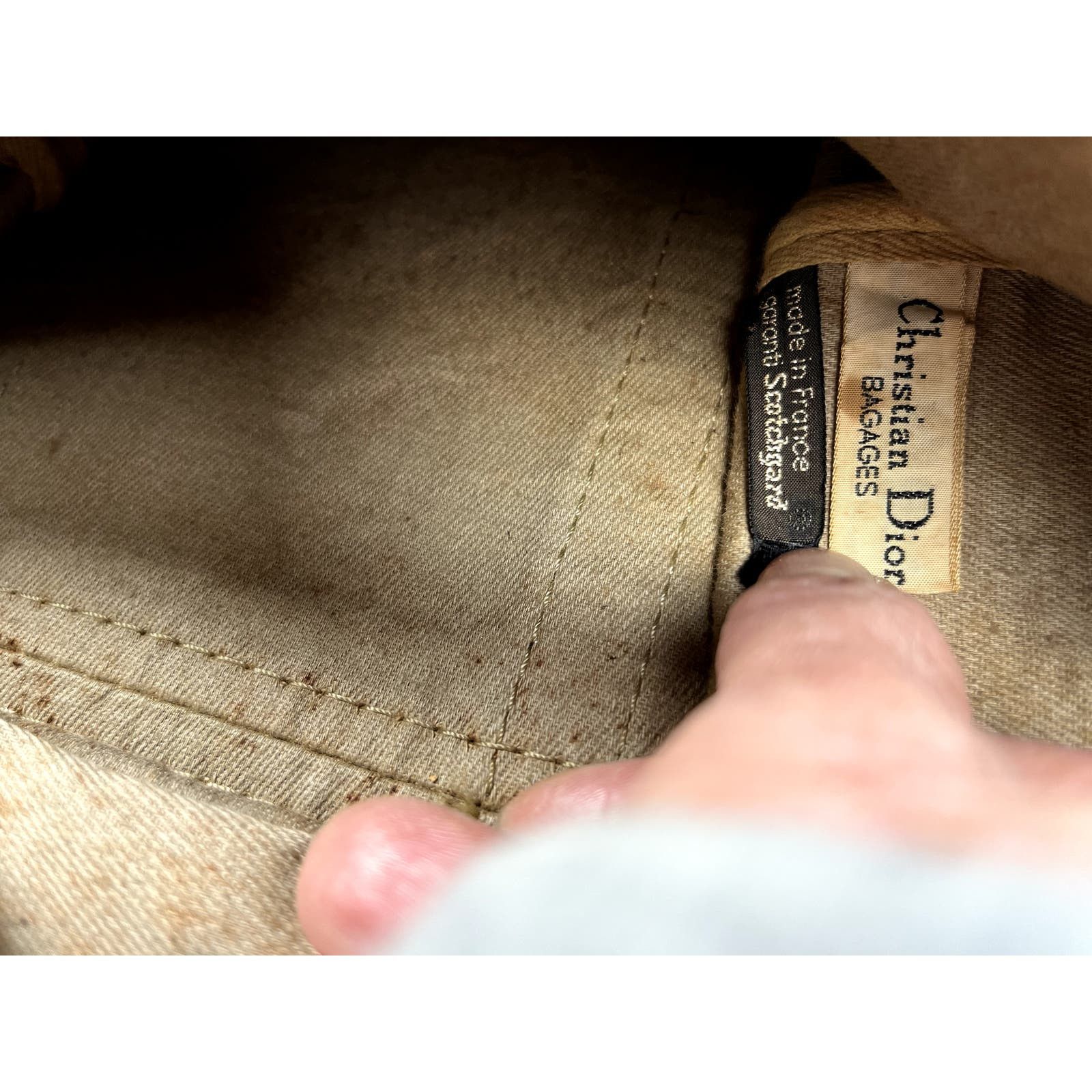 Dior Dior Brown Trotter Canvas Boston Duffle Bag Size ONE SIZE - 15 Thumbnail