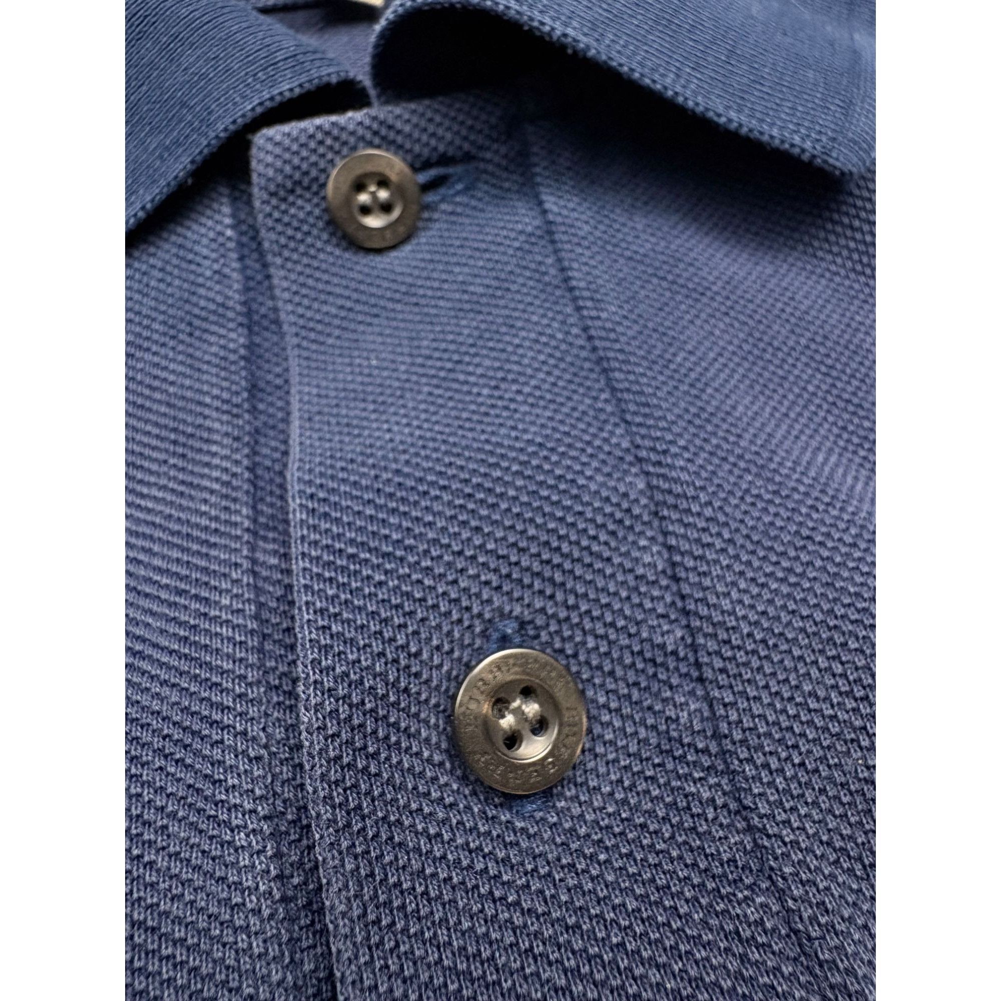 Burberry Burberry London Navy Blue Polo Shirt With Embroidered Knight Size US S / EU 44-46 / 1 - 11 Thumbnail
