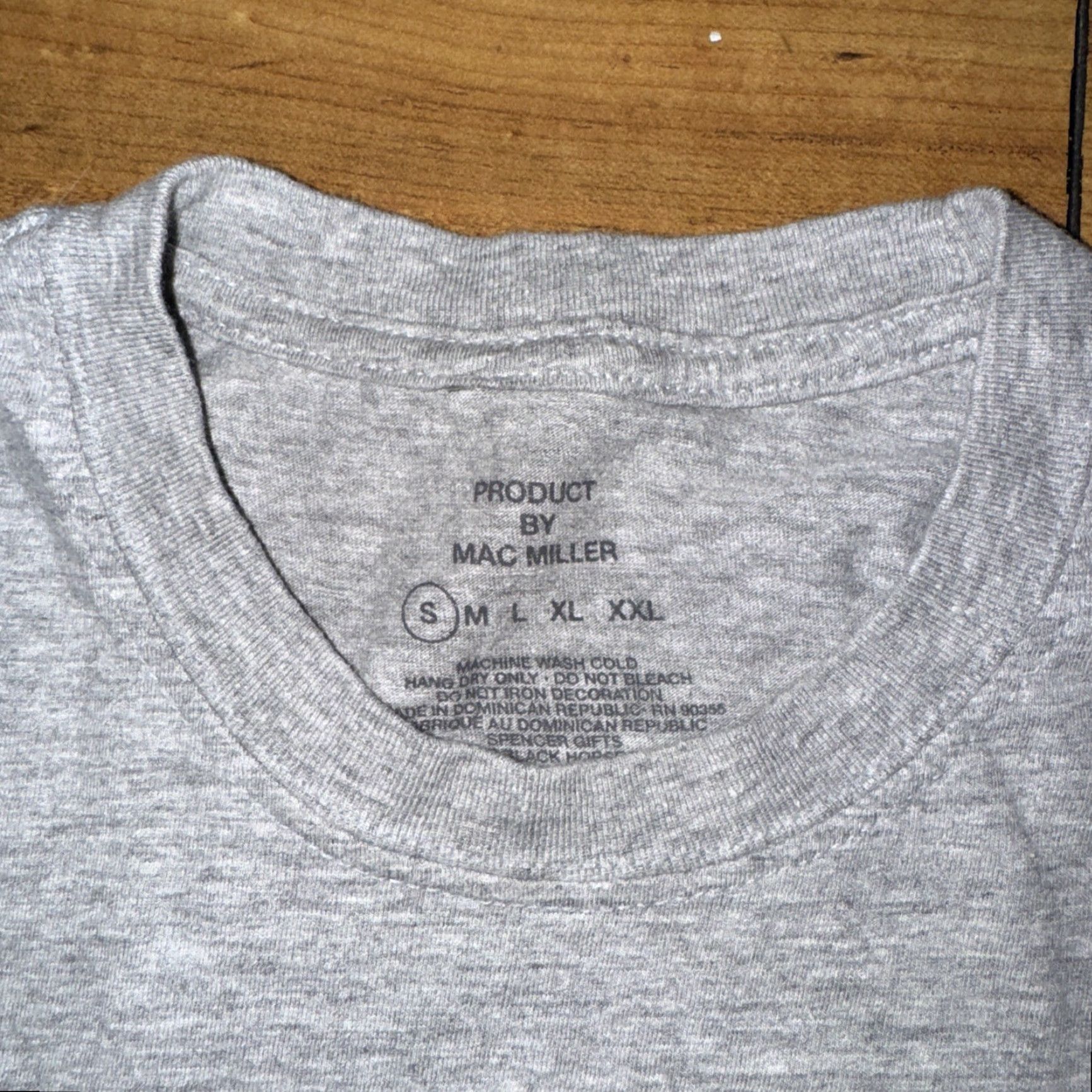 Vintage Mac Miller T-Shirt Grey Small 17x25 Men Short Sleeve Regular Fit M & M Shirt Size US S / EU 44-46 / 1 - 3 Thumbnail