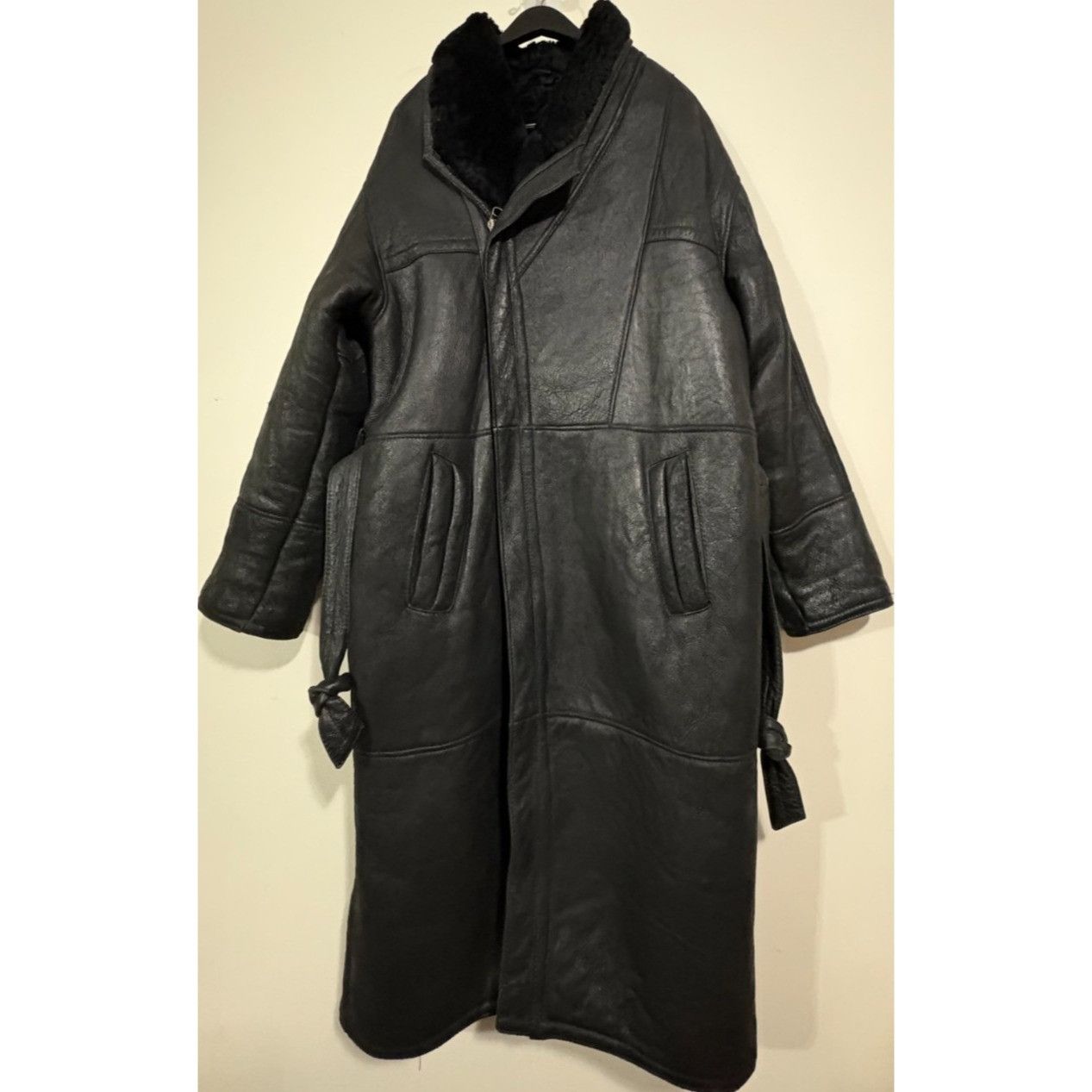 Other Walter Davoucci New York Shearling long coat trench sz XL co Size US XL / EU 56 / 4 - 1 Thumbnail