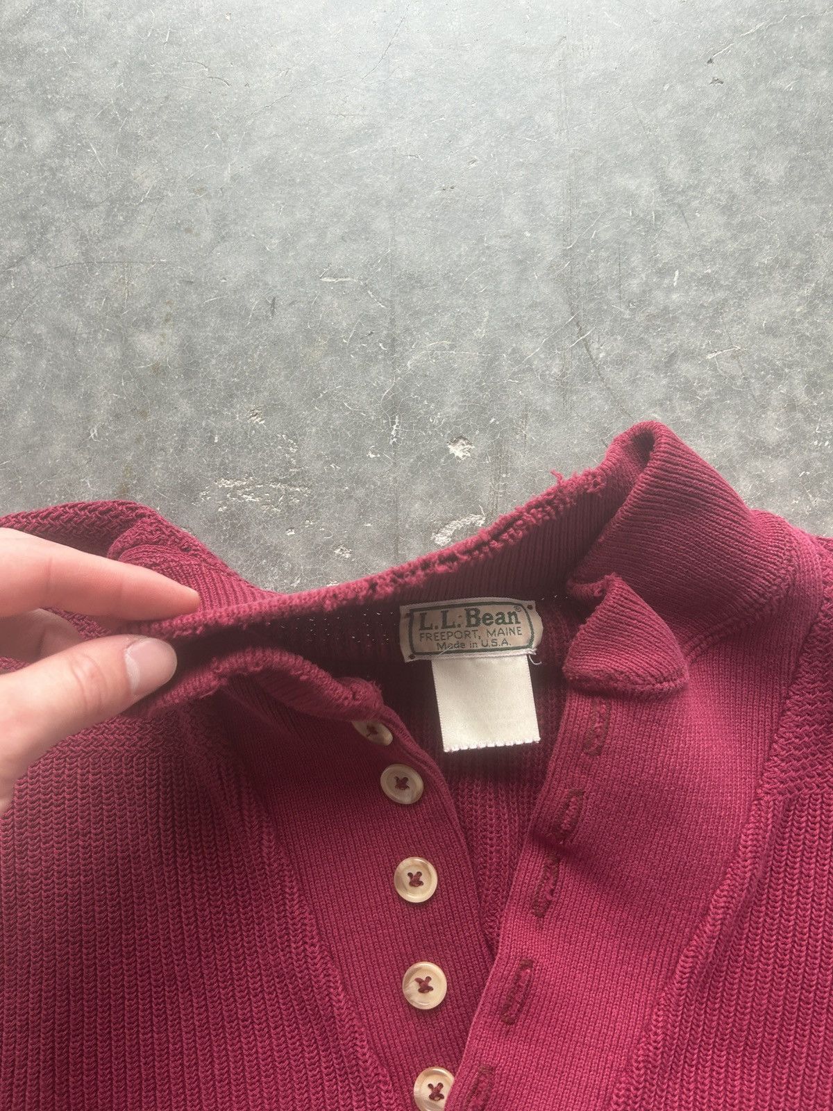 L.L. Bean × Vintage Vintage 90s LL Bean Knit Sweater Size US XL / EU 56 / 4 - 4 Thumbnail