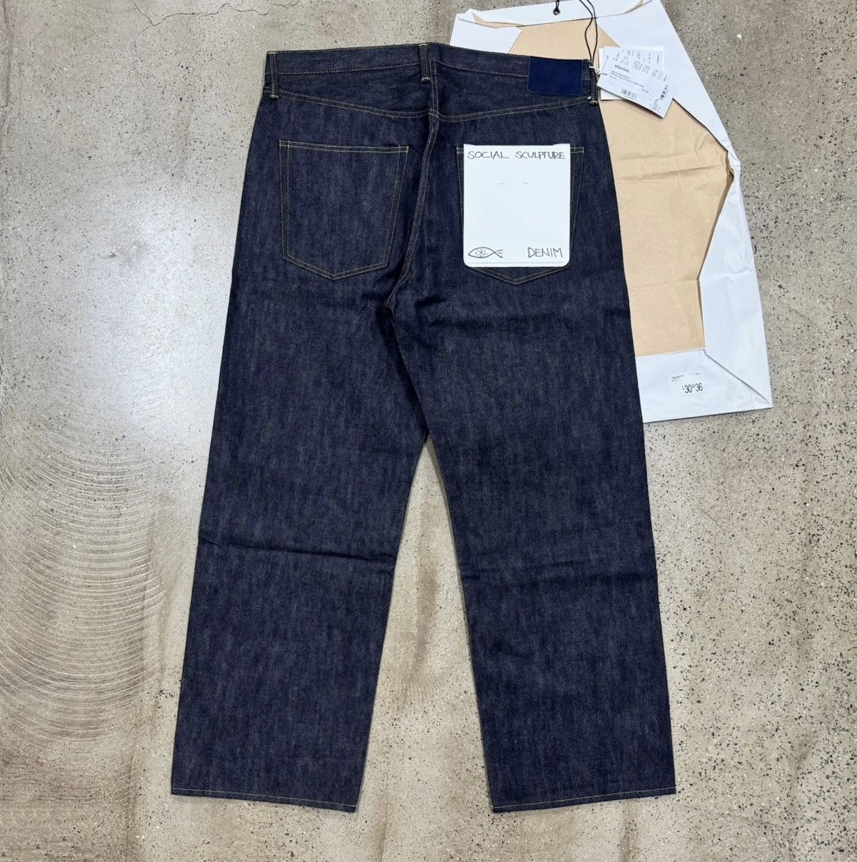 Visvim Visvim 24aw Social Sculpture 01 Wide D41 Damaged 41 | Grailed