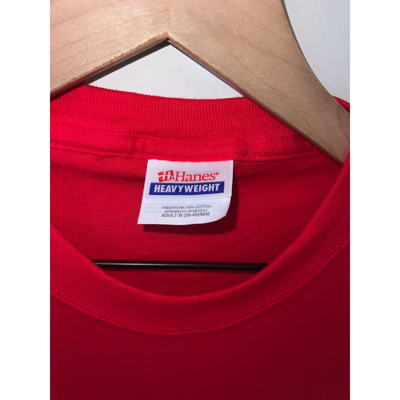 Hanes Vintage Poconos Mountain Shirt Shawnee Red Tee VTG 90s M Size US M / EU 48-50 / 2 - 4 Thumbnail