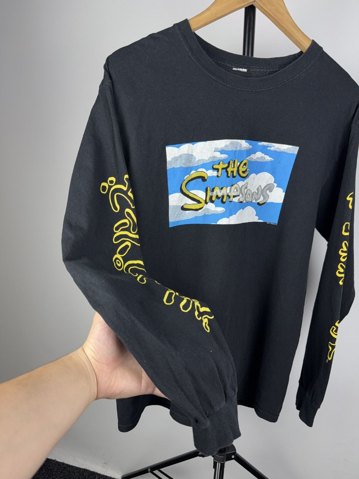 The Simpsons The Simpsons Logo Long Sleeve Shirt with Sleeve Graphics Size US M / EU 48-50 / 2 - 3 Thumbnail
