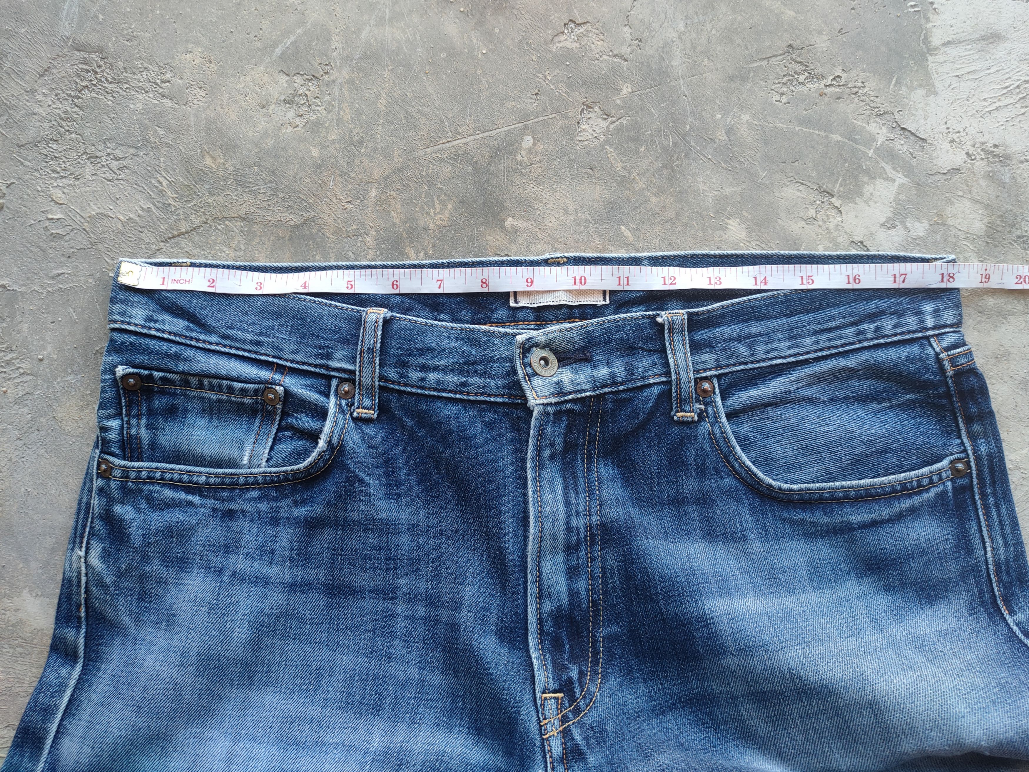 Japanese Brand W36 VINTAGE JAPANESE FADED DISTRESSED RIPPED JEAN PANTS Size US 36 / EU 52 - 6 Thumbnail