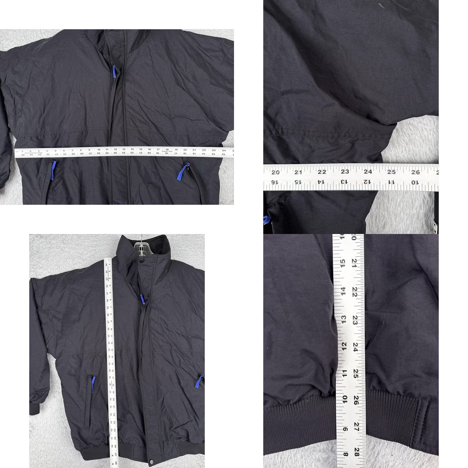 Helly Hansen Helly Hansen Jacket Men L Black Bomber Insulated Fleece Lined Zip Pockets Stand-Up Collar Outdoor Hiking Casual Fibers: Nylon Shell, Polyester Lining Size US L / EU 52-54 / 3 - 8 Thumbnail
