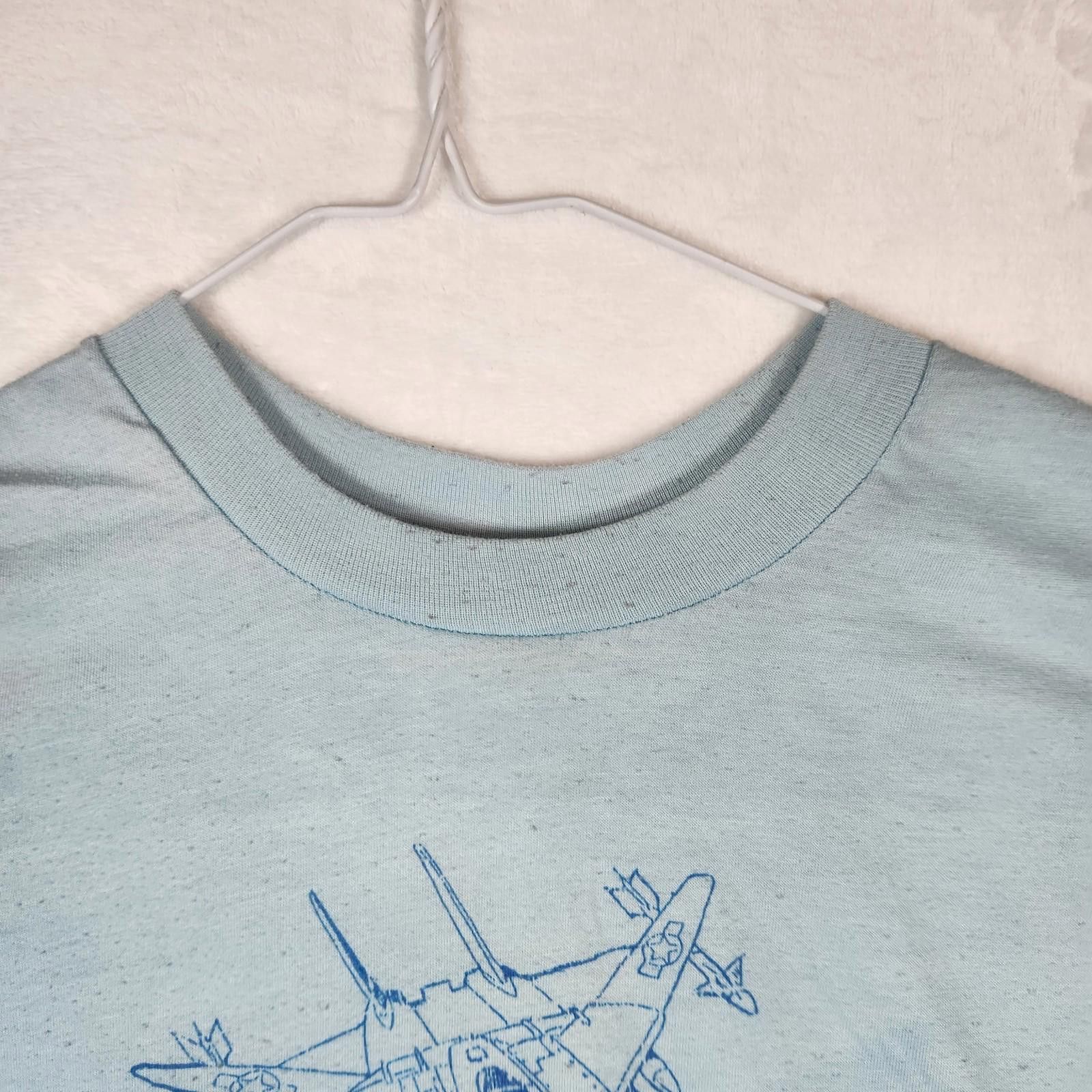 Designer Vtg Single Stitch Humor Graphic Tshirt Blue Size Large 1991 Size US L / EU 52-54 / 3 - 3 Thumbnail