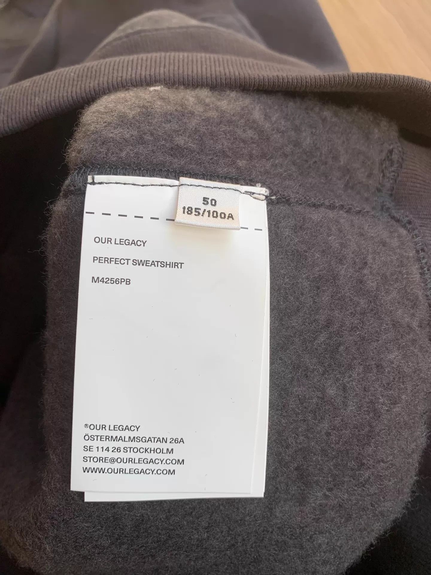 Our Legacy OUR LEGACY Men PERFECT Ribbed Crew Sweatshirt 25FW 50 new Size US M / EU 48-50 / 2 - 6 Thumbnail