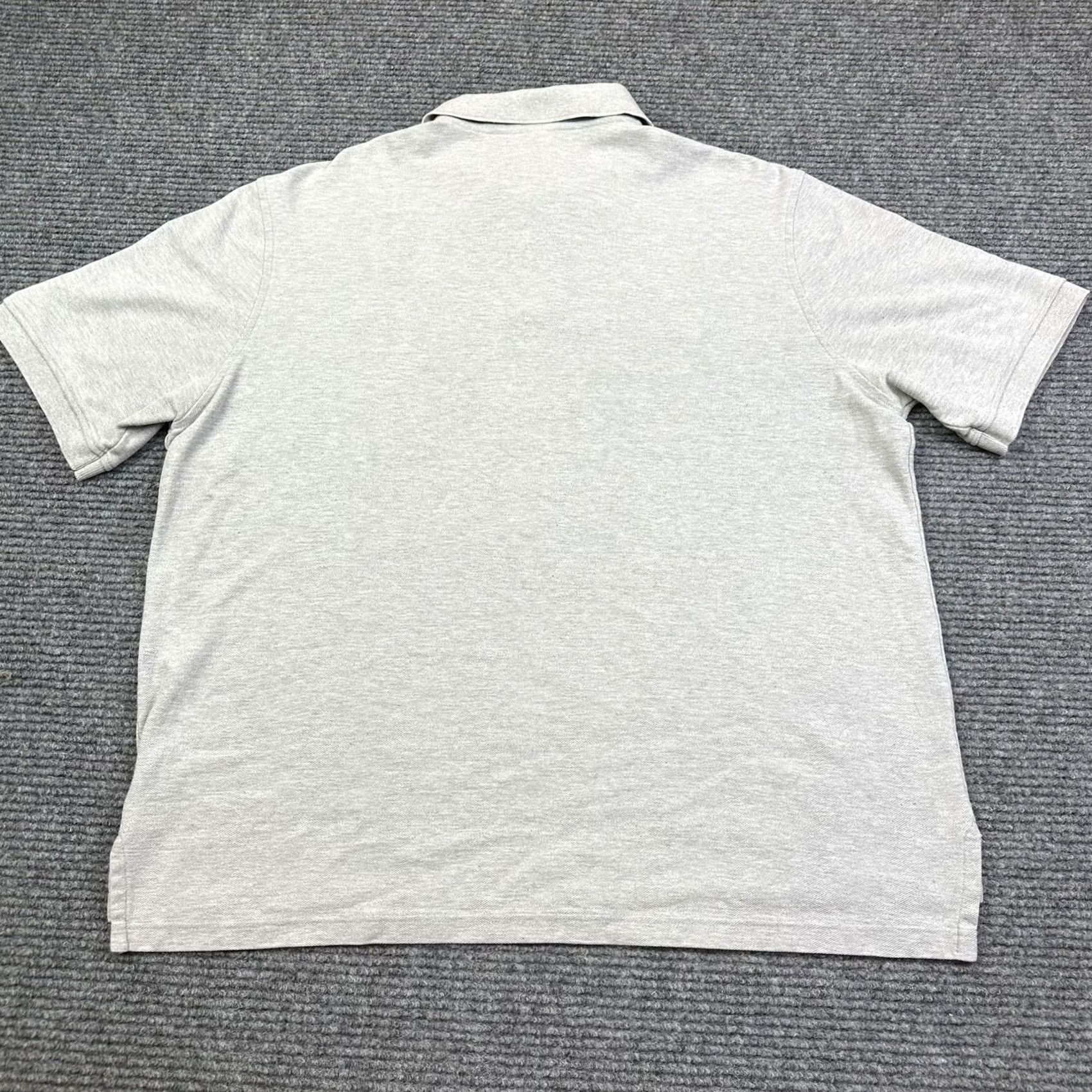 Lands' End VINTAGE Lands End Polo Shirt Men's XL Gray 100% Cotton Made In USA Polo, Short Sleeve, Collared, Regular Fit Size US XL / EU 56 / 4 - 3 Thumbnail