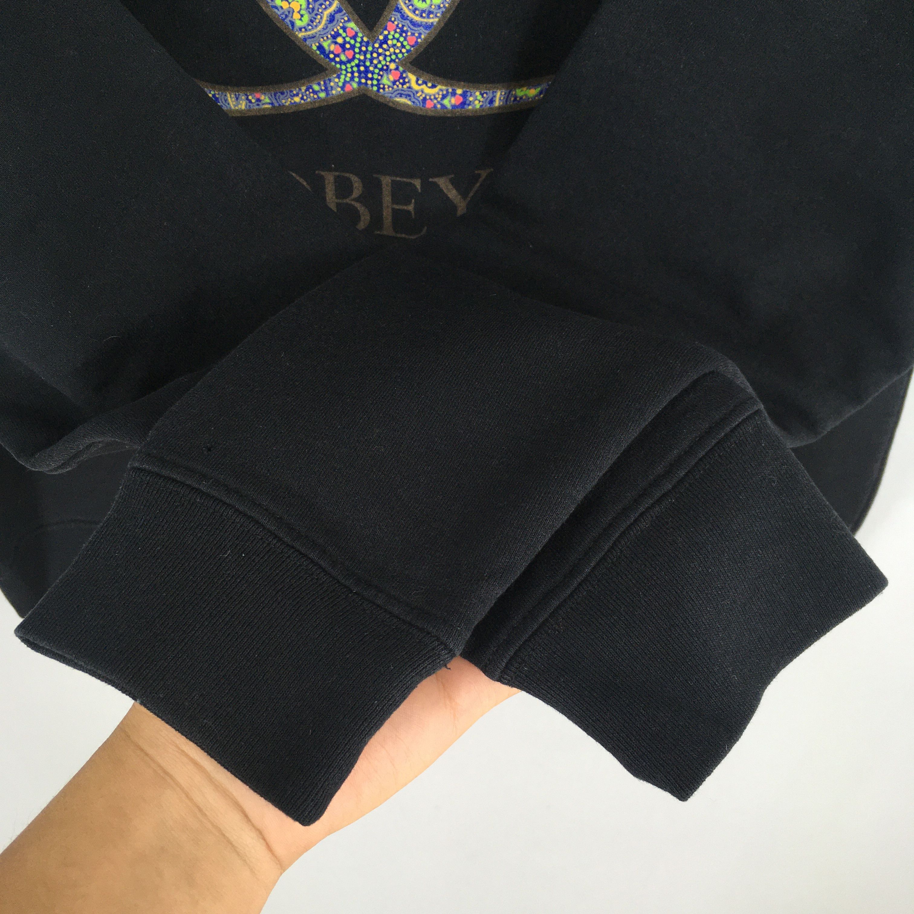 Obey × Vintage Vintage Obey Worldwide OG Logo Black Sweatshirt Medium Size US M / EU 48-50 / 2 - 4 Thumbnail