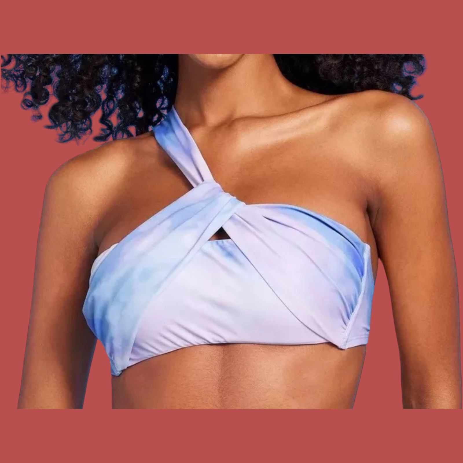 Other Shade & Shore - Women's One Shoulder Bandeau Bikini Top - Sk Size ONE SIZE - 1 Thumbnail