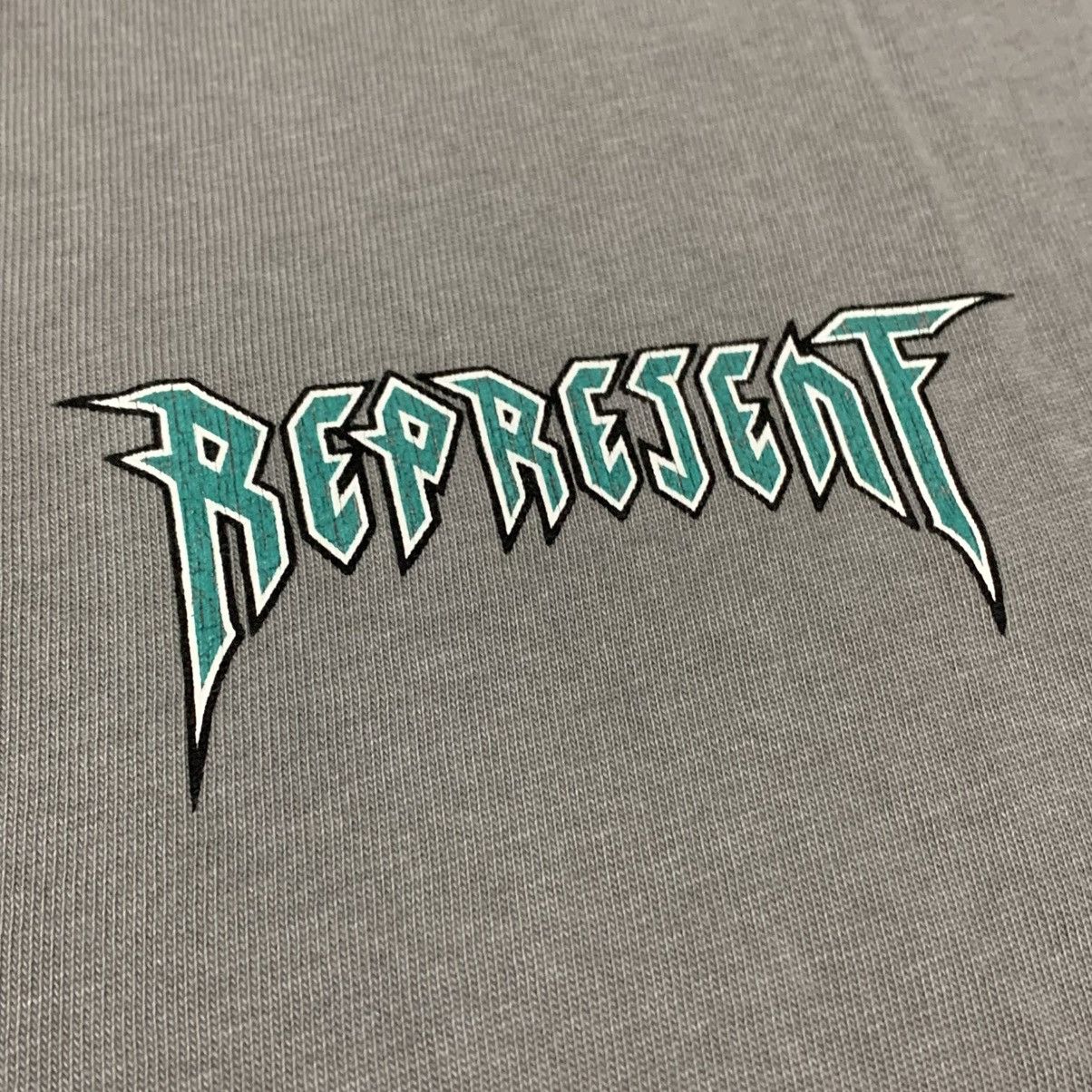 Represent Clo. Represent Small Rock Logo Ultimate Grey Tee Size US S / EU 44-46 / 1 - 3 Thumbnail