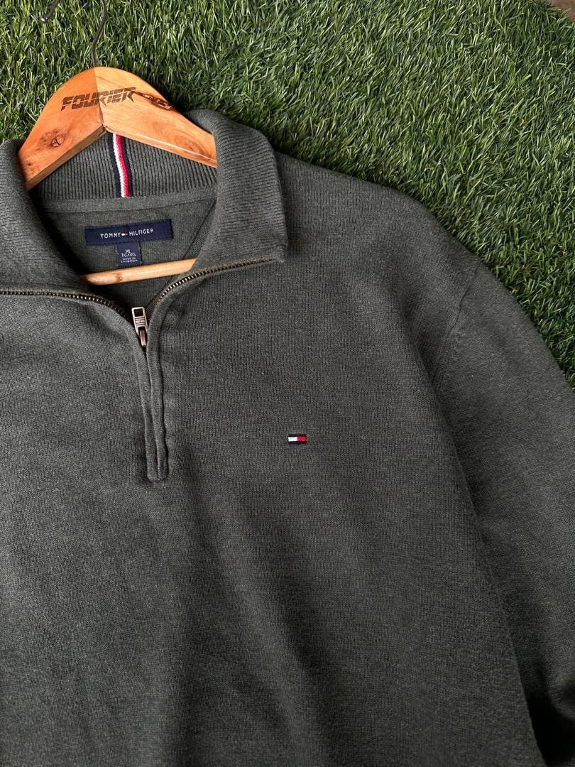 Designer × Tommy Hilfiger TOMMY HILFIGER KNIT HALFZIPPER Size US XL / EU 56 / 4 - 2 Thumbnail