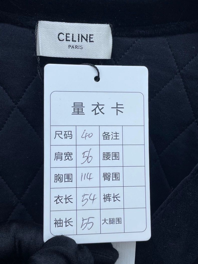 Celine Celine Black Velvet Quilted Jacket Size US L / EU 52-54 / 3 - 7 Thumbnail