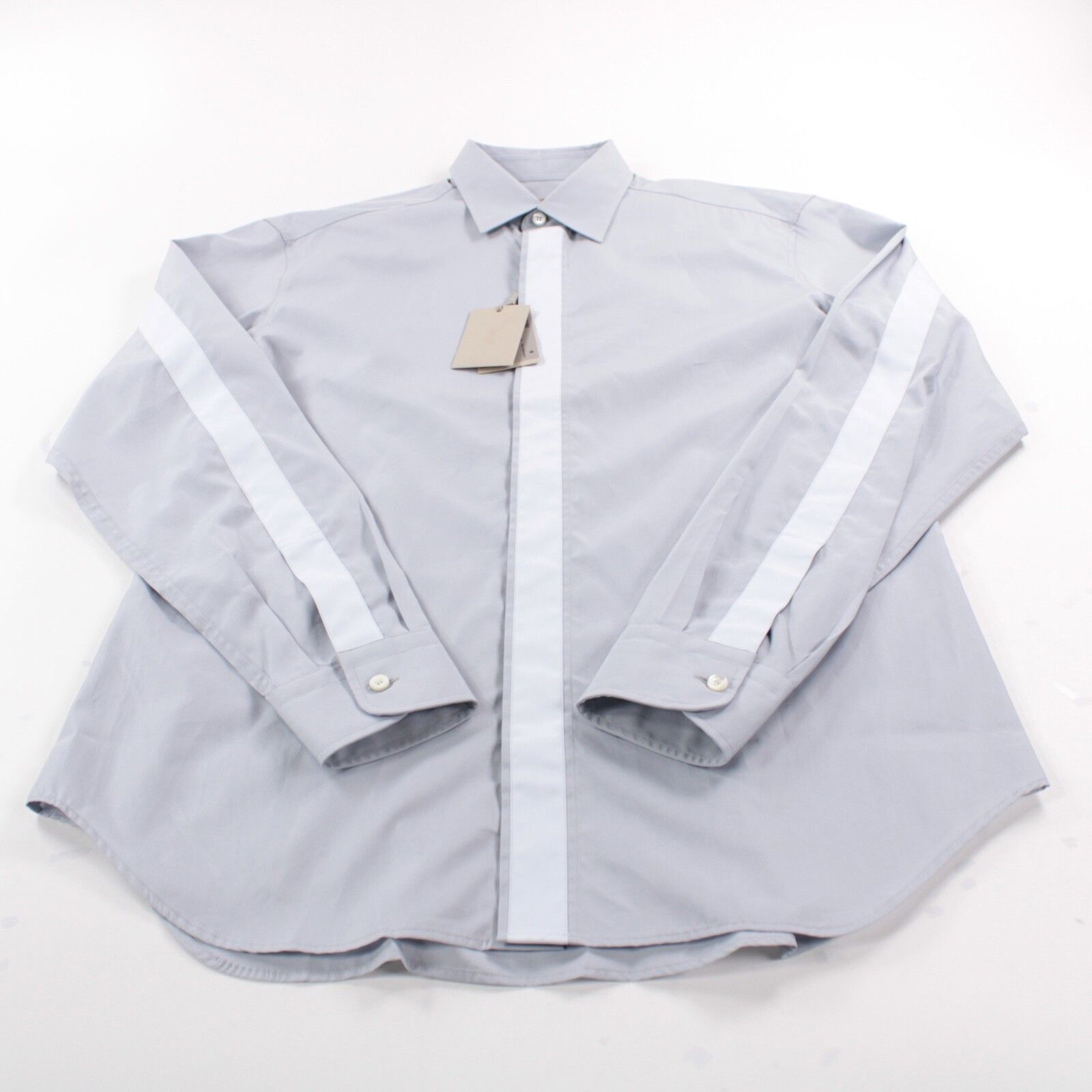 Brioni Brioni New with tags Shirt Size M US In Gray Size US M / EU 48-50 / 2 - 3 Thumbnail