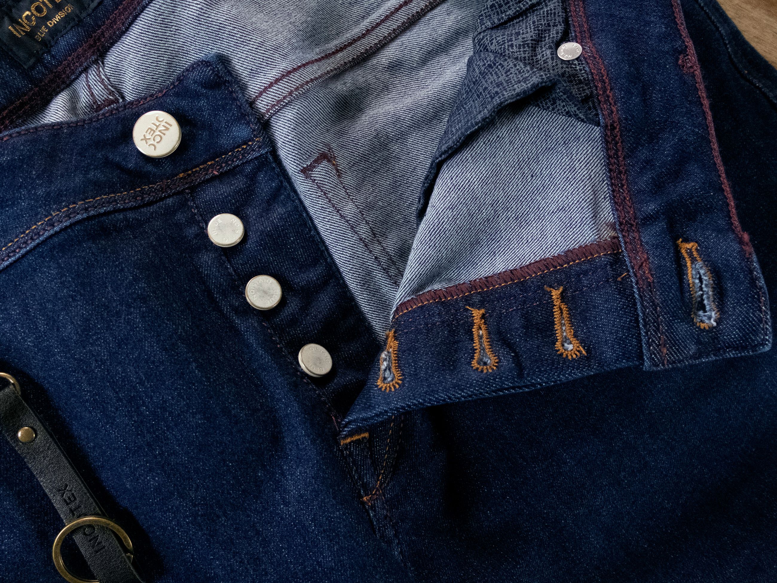 Incotex INCOTEX Blue Division tapered leg navy blue jeans Size 40 Size US 40 / EU 56 - 5 Thumbnail