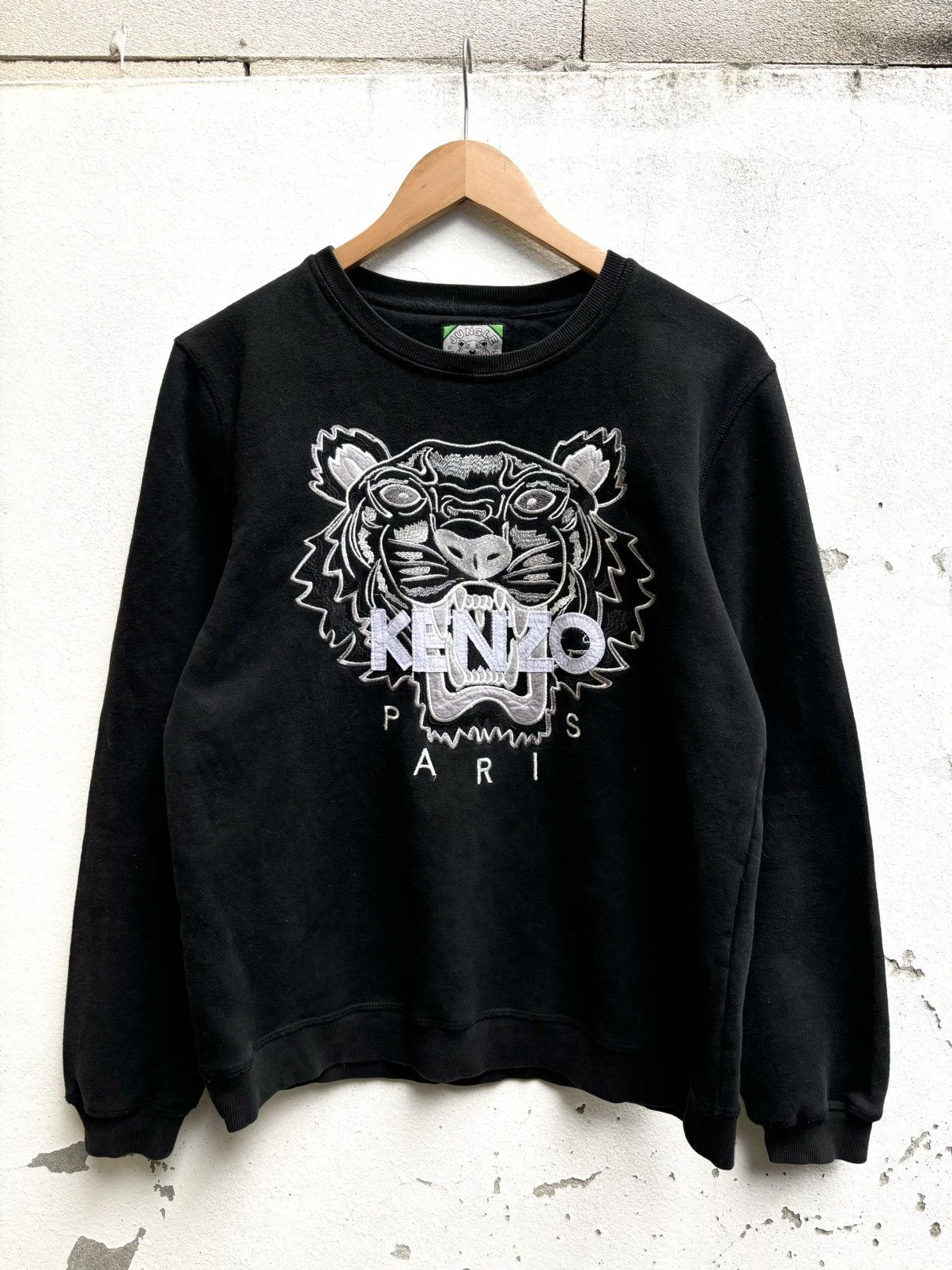Kenzo Faded KENZO PARIS Sweatshirt Cropped Size US S / EU 44-46 / 1 - 2 Thumbnail