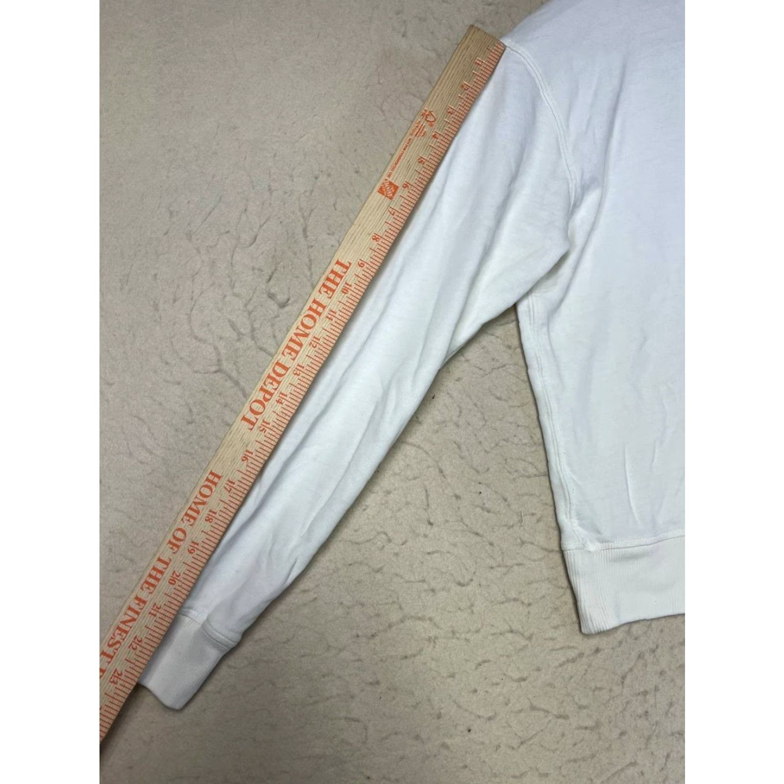 Allbirds Allbirds Sweatshirt White Crewneck Pullover Slim Small Women Dolman Sleeve Solid Knit Cotton Blend Size S / US 4 / IT 40 - 4 Thumbnail