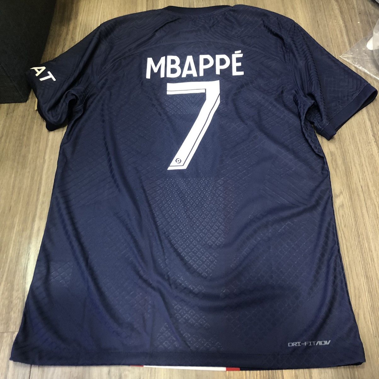 Nike PSG 22/23 player issue home shirt #7 Mbappe (Bnwt) Size US M / EU 48-50 / 2 - 2 Thumbnail