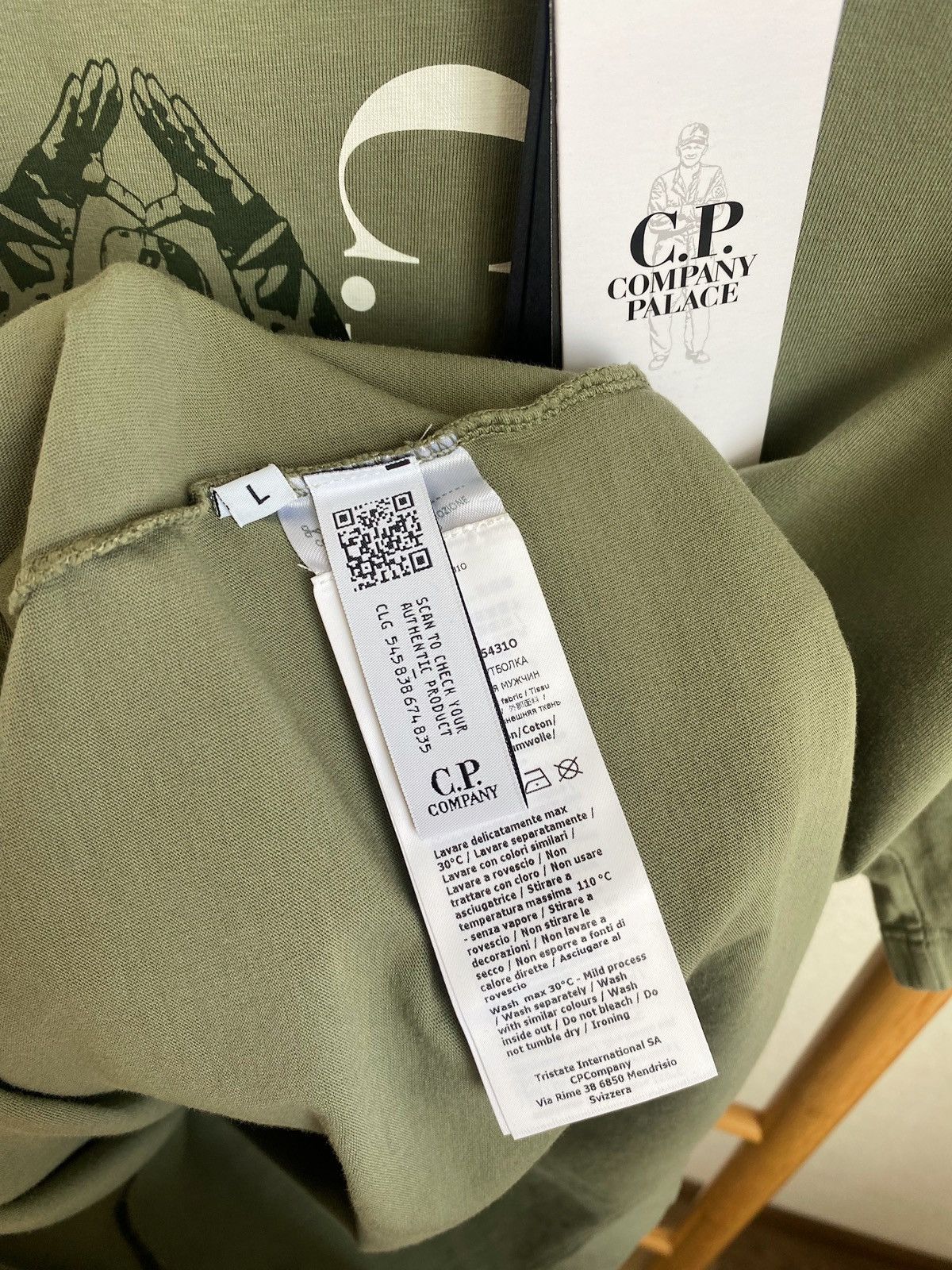 C.P. Company × Palace C.P.Company x Palace T-shirt FW23 Size US L / EU 52-54 / 3 - 15 Thumbnail