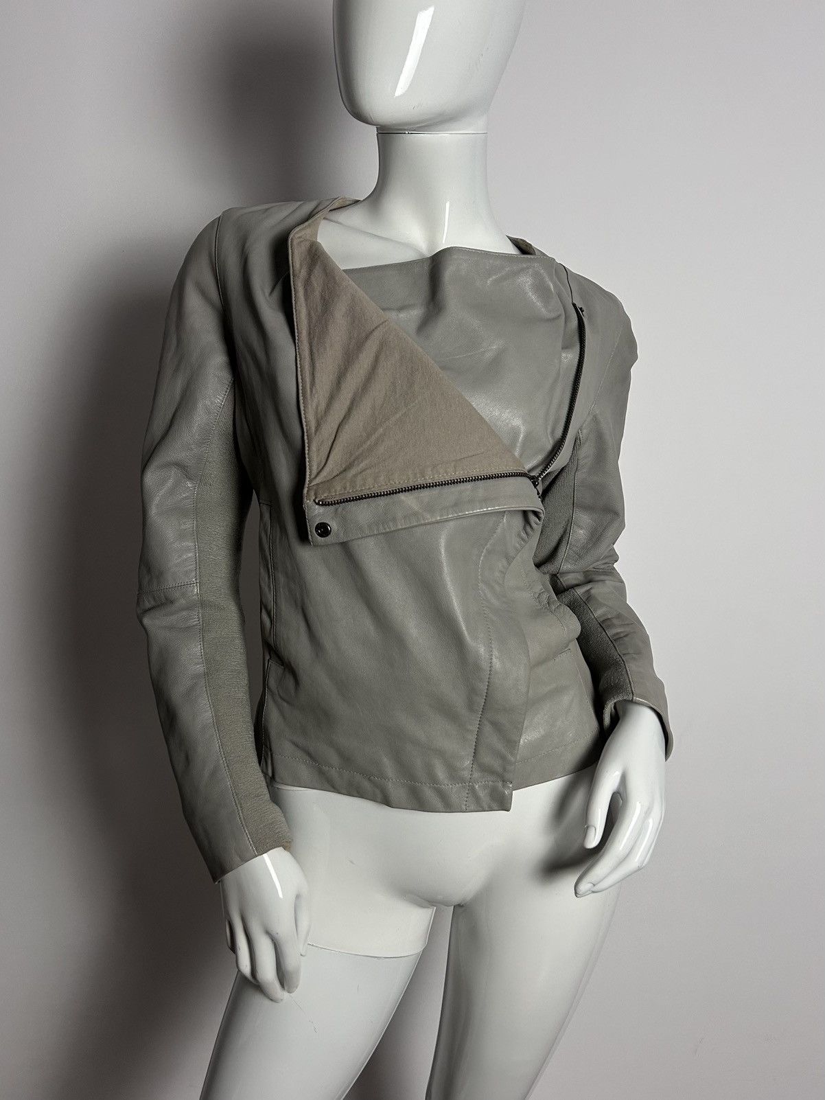 Other Insane leather asymmetric jacket Size S / US 4 / IT 40 - 5 Thumbnail