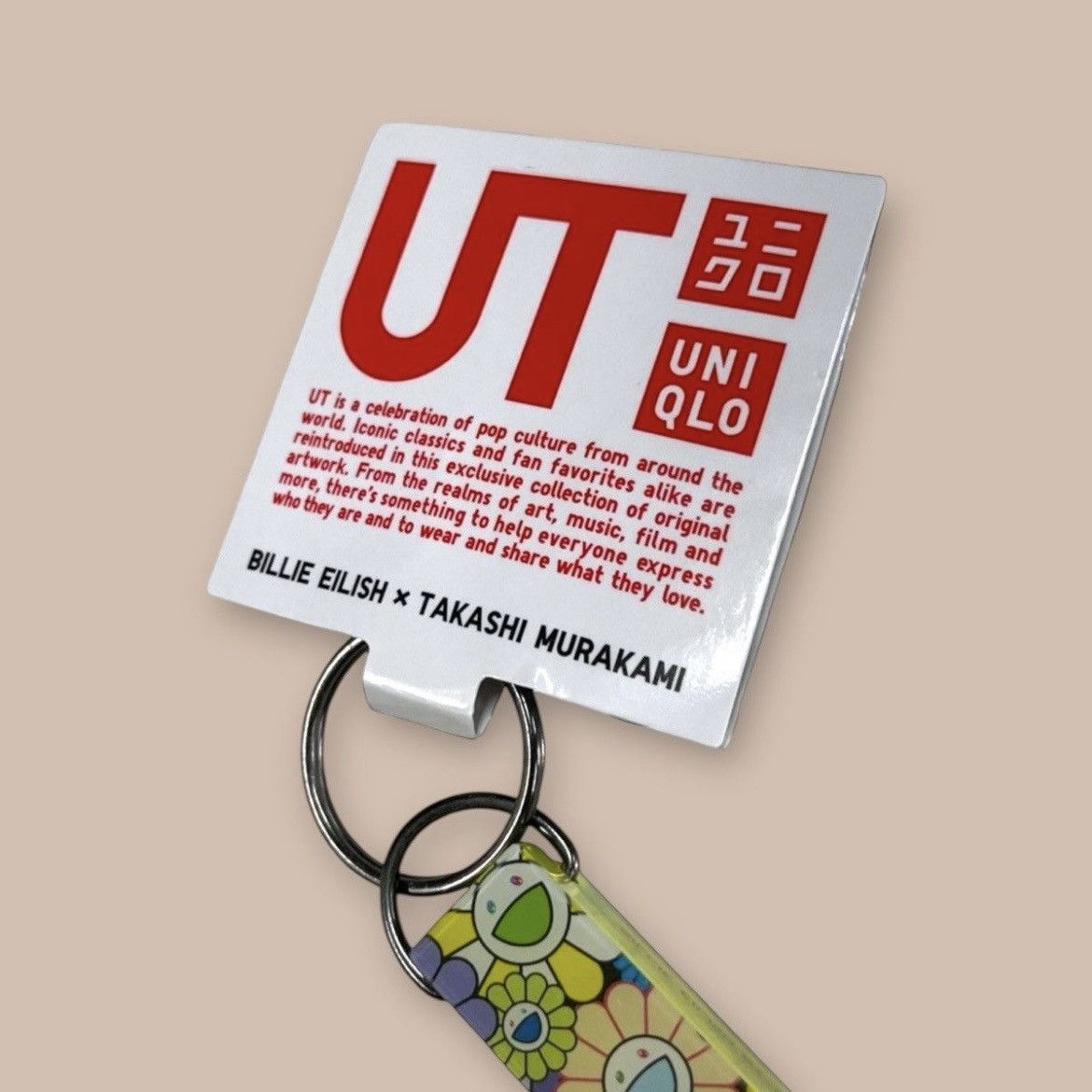 Billie Eilish UNIQLO UT X TAKESHI MURAKAMI X BILLIE EILISH KEYCHAIN Size ONE SIZE - 4 Thumbnail