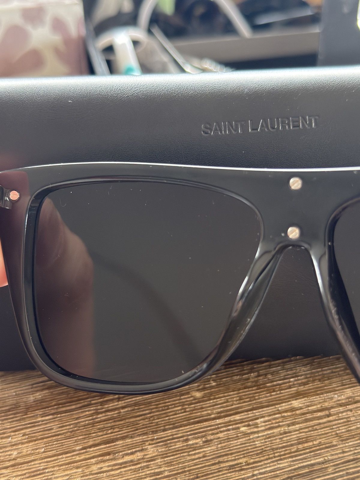 Saint Laurent Paris Saint Laurent 'SL 1' Sunglasses Size ONE SIZE - 8 Thumbnail