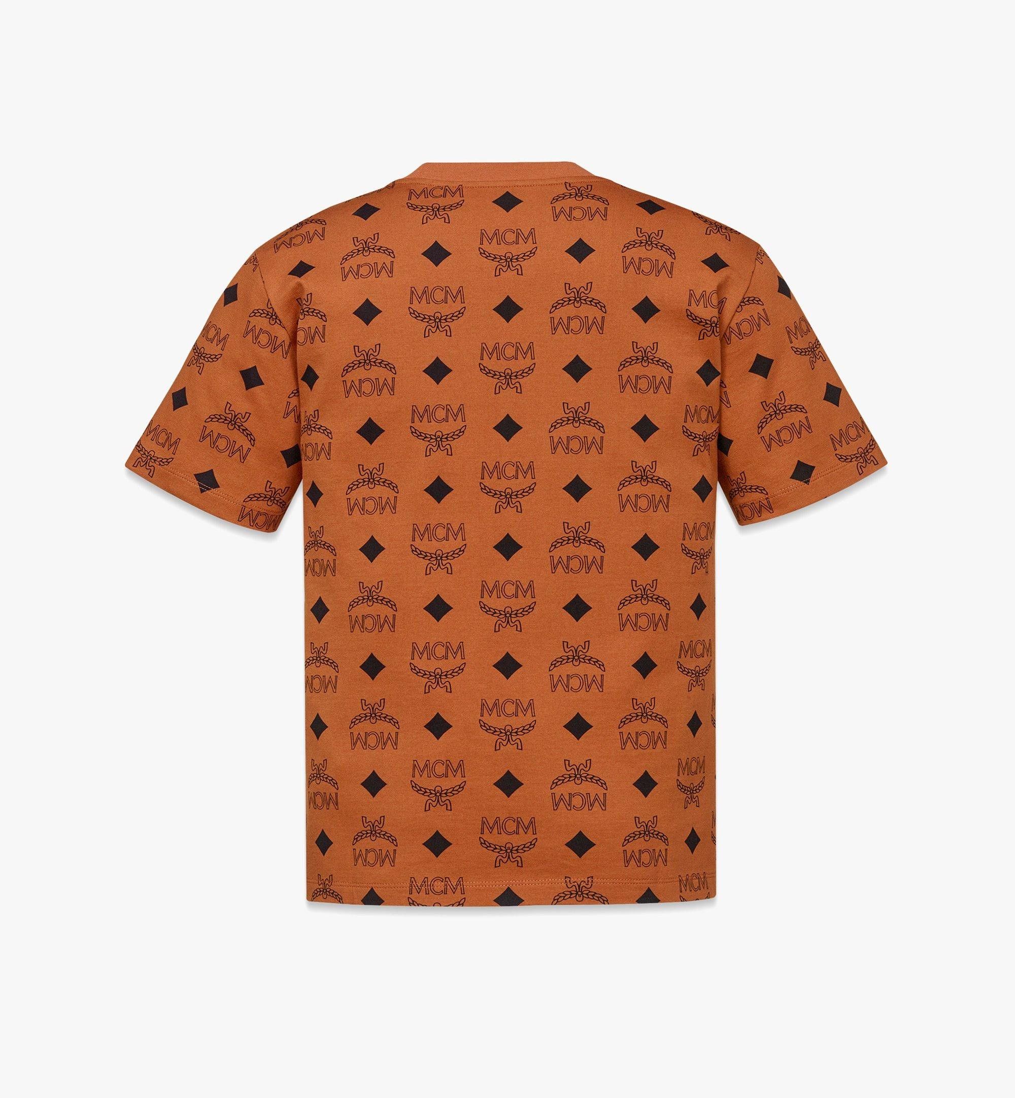 MCM o1mt1gz0125 Short Sleeves T-Shirt in Brown/Black Size L / US 10 / IT 46 - 2 Thumbnail