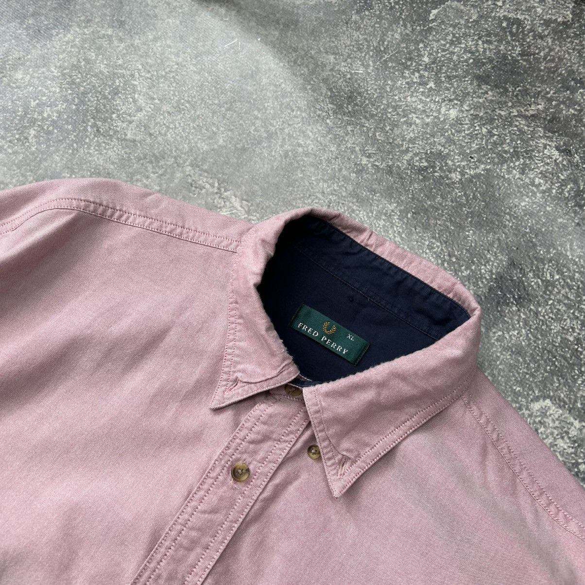 Fred Perry Vintage Fred Perry Small logo basic streetwear button shirt Size US XL / EU 56 / 4 - 4 Thumbnail